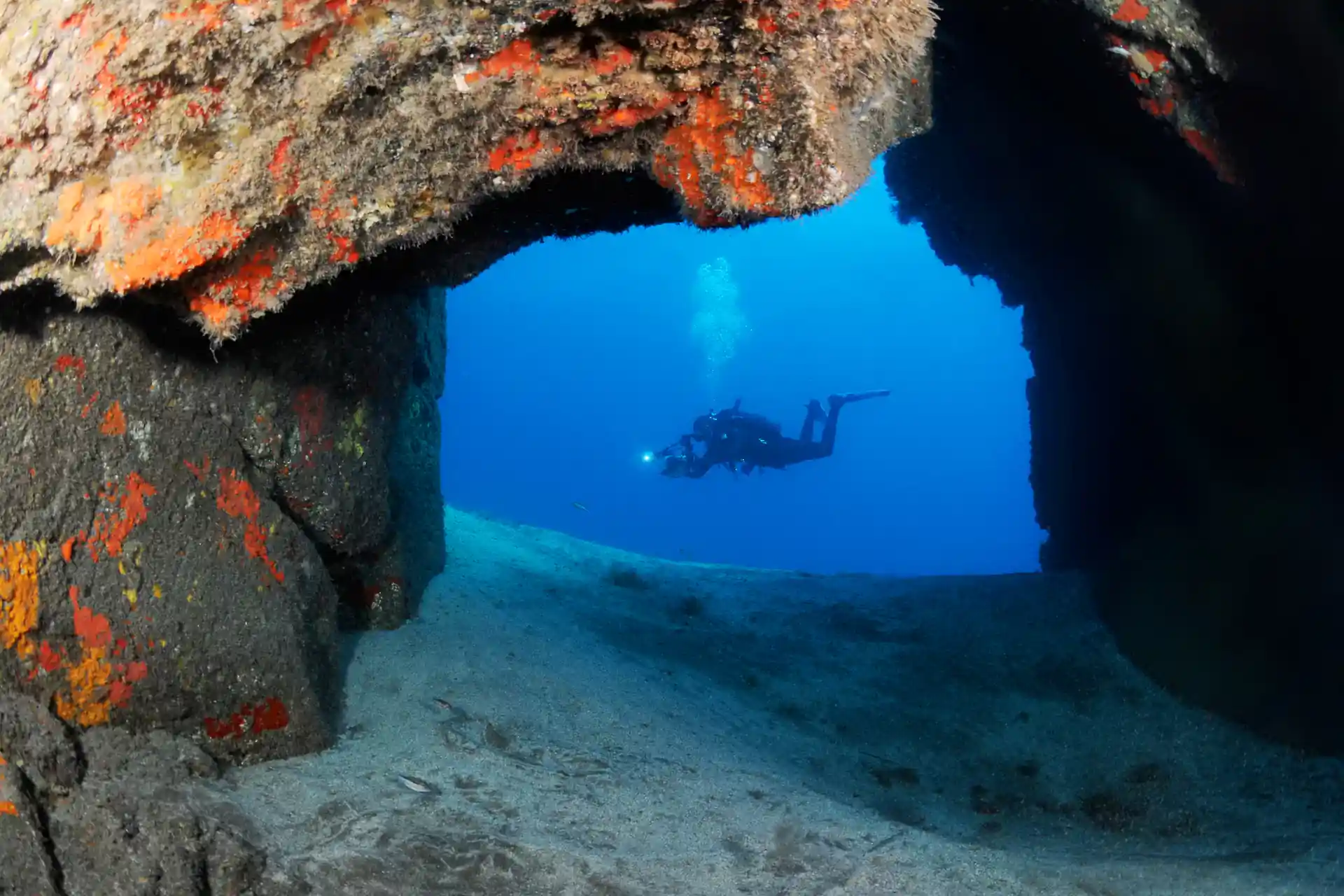 Deep diving on the Canary Islands