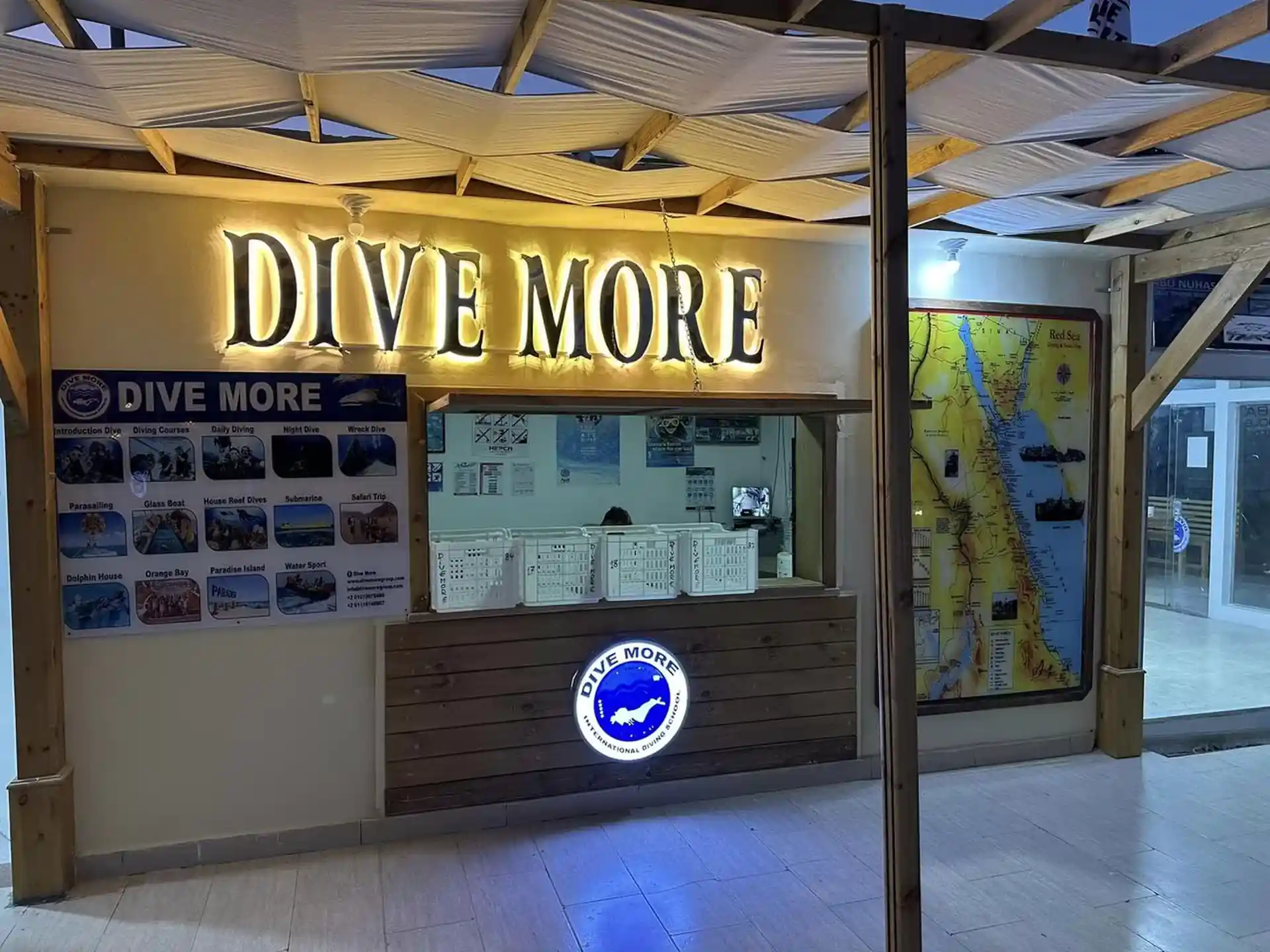 Dive shop photo
