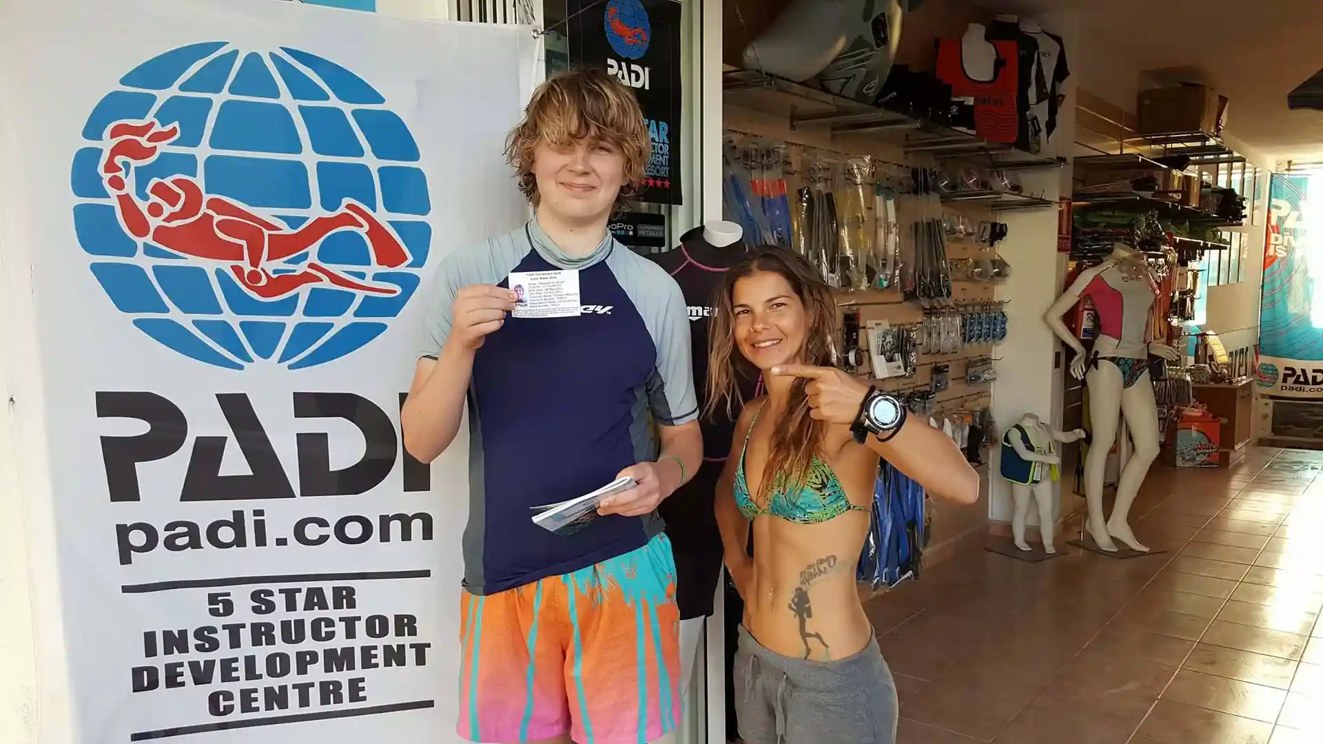 Dive shop photo