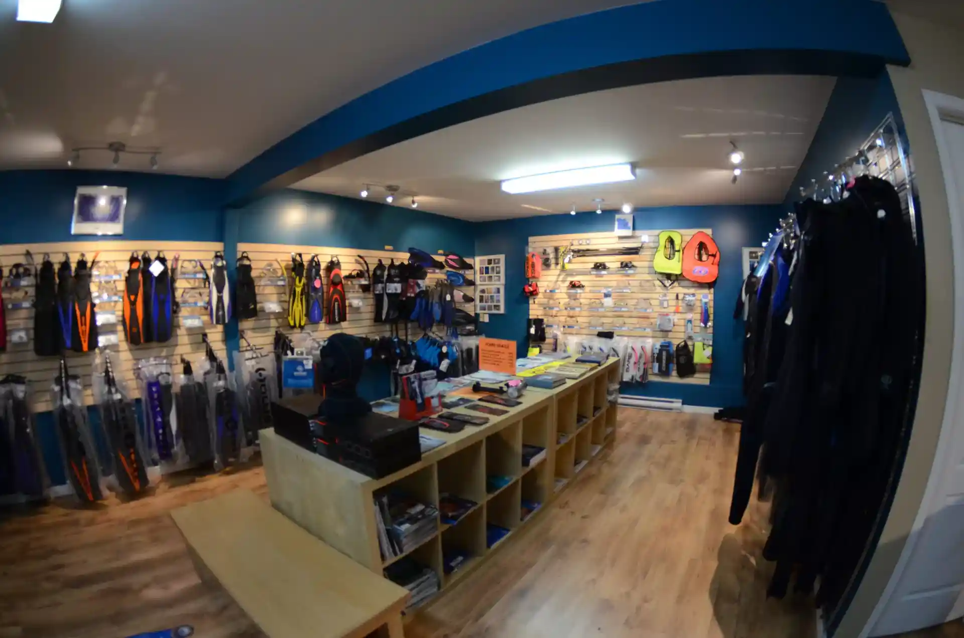 Photo du magasin de plongée