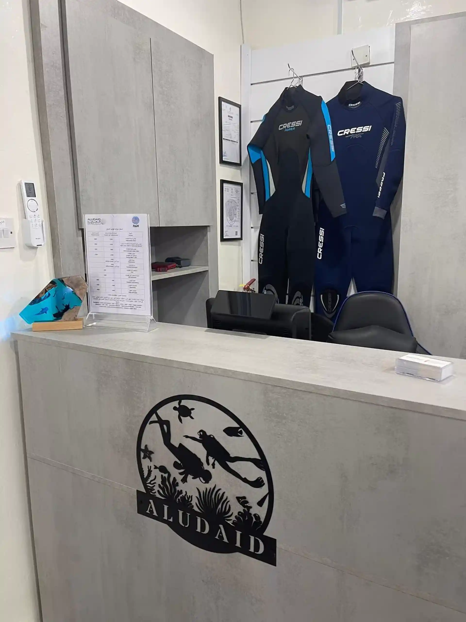 Dive shop photo