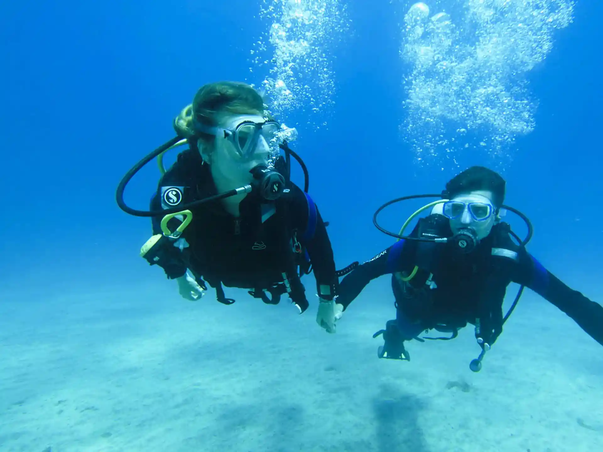 Crystal-clear Atlantic waters on your first dive