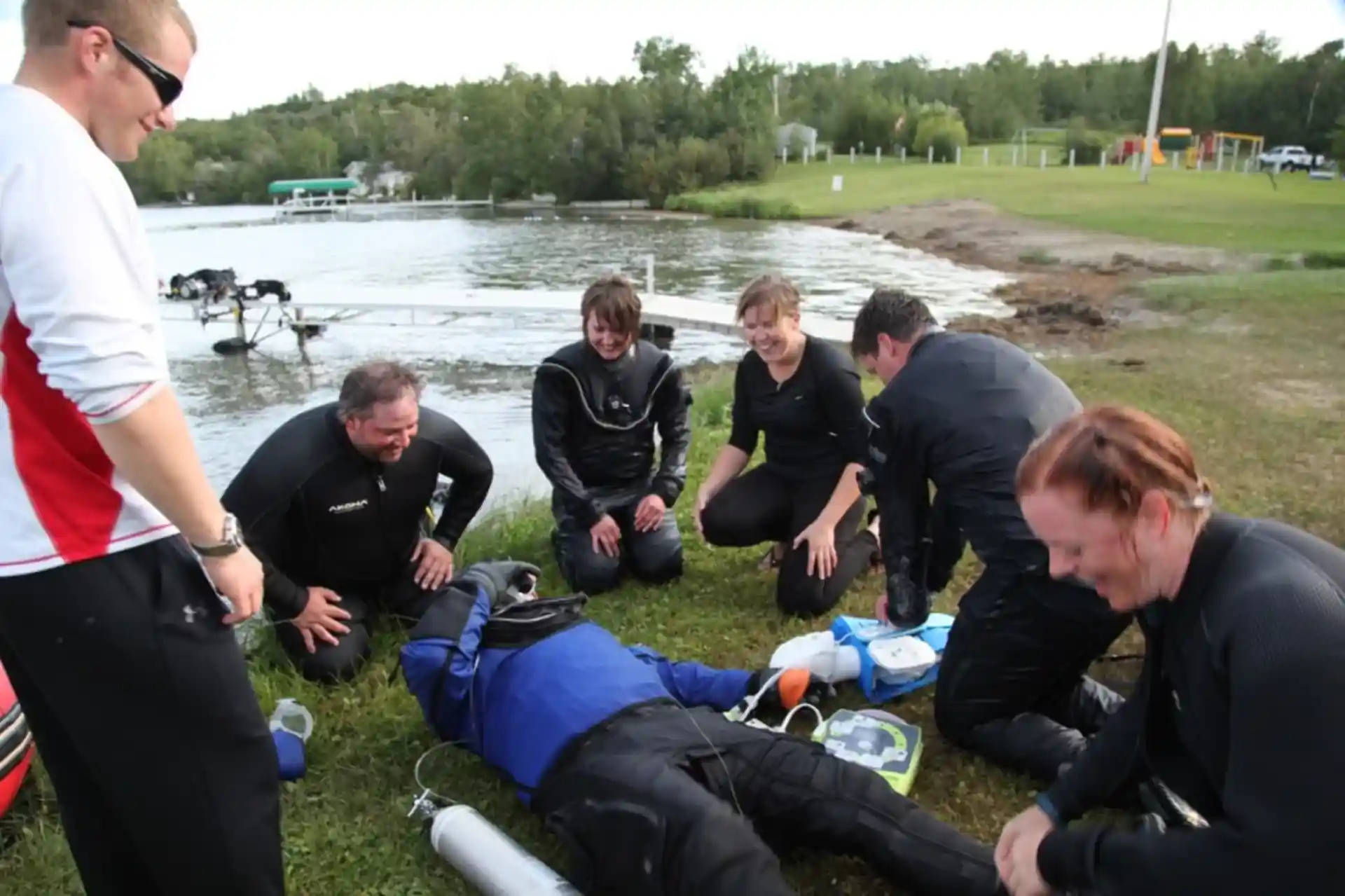 Addestramento di abilità di immersione di salvataggio!