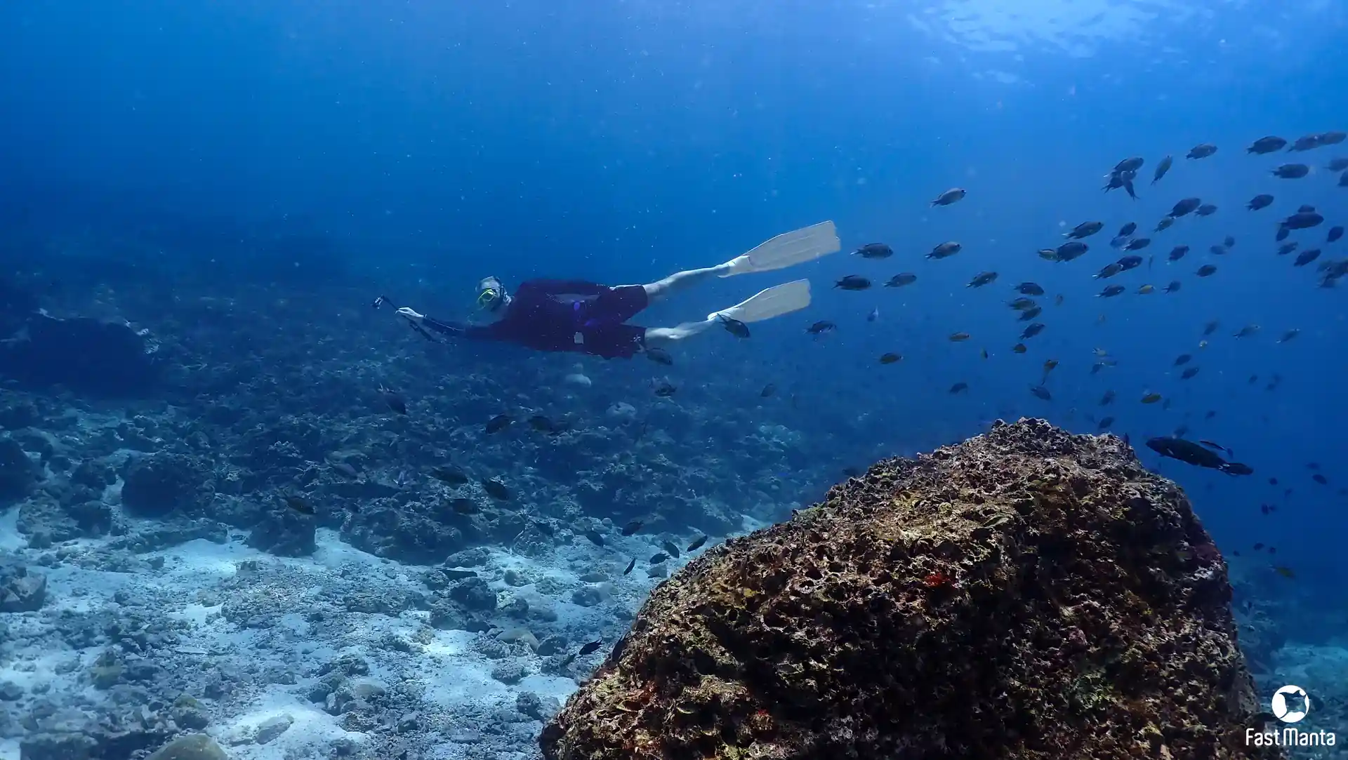 Freediving at Koh Haa