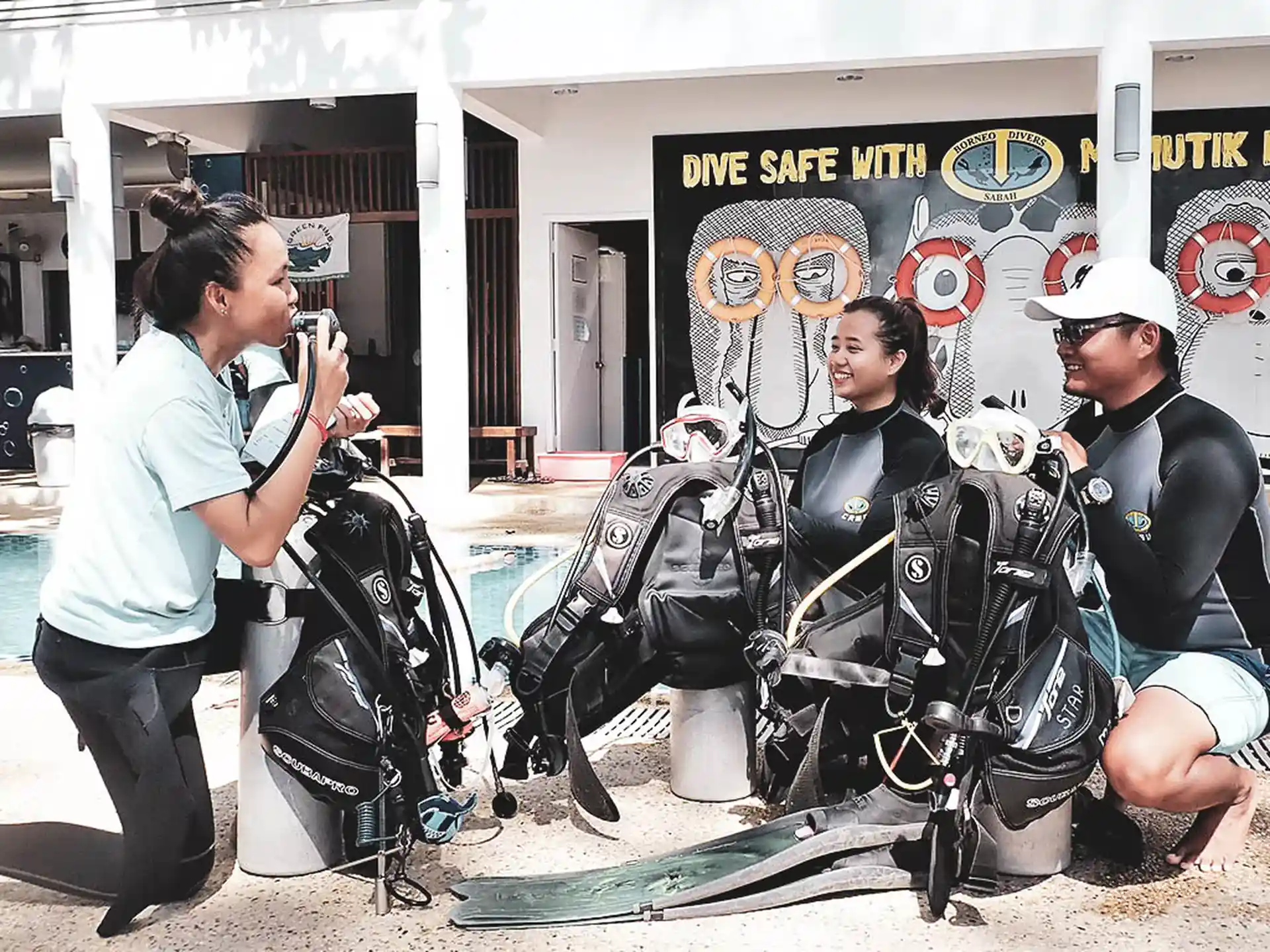 Dive shop photo