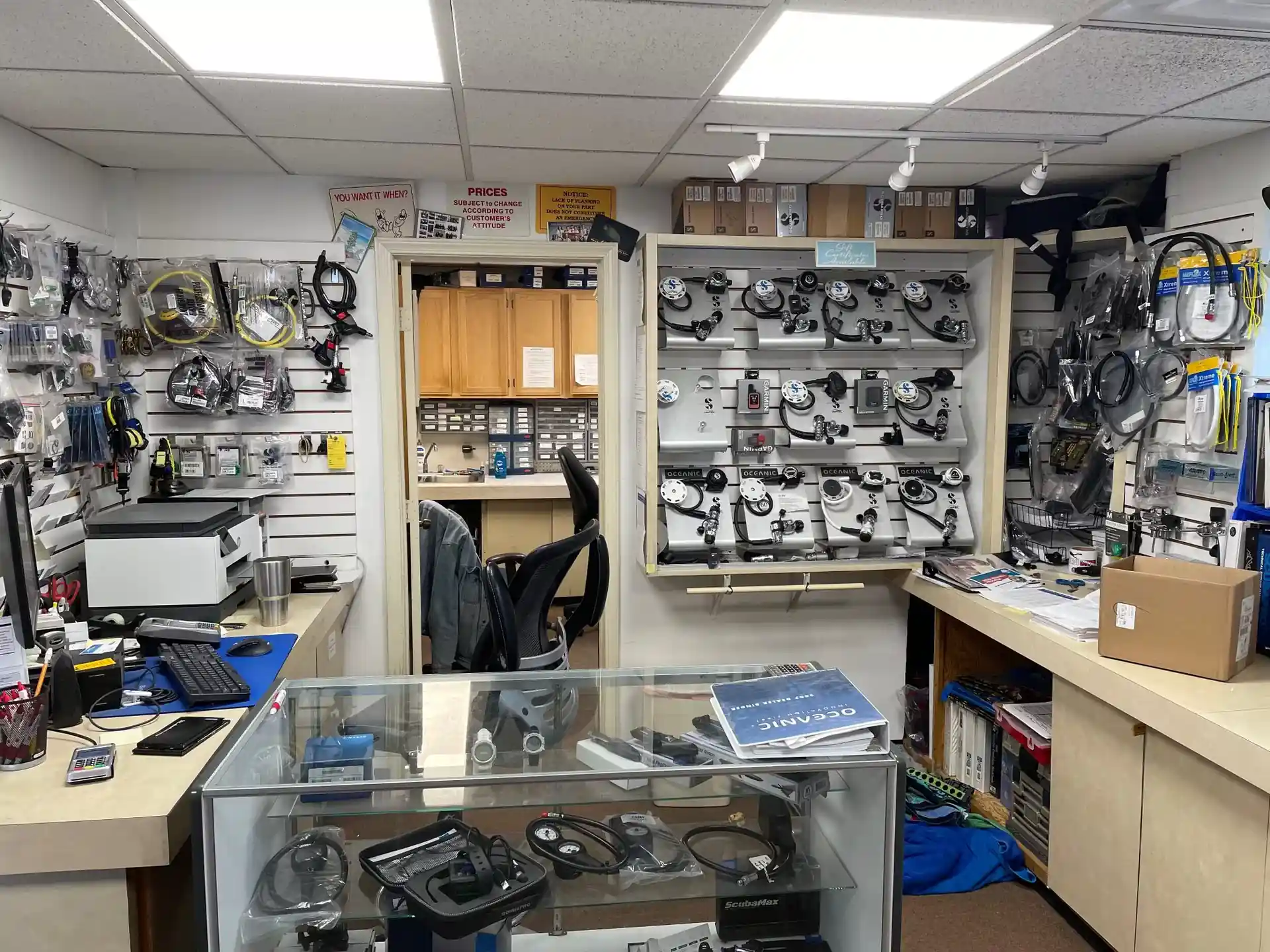 Dive shop photo