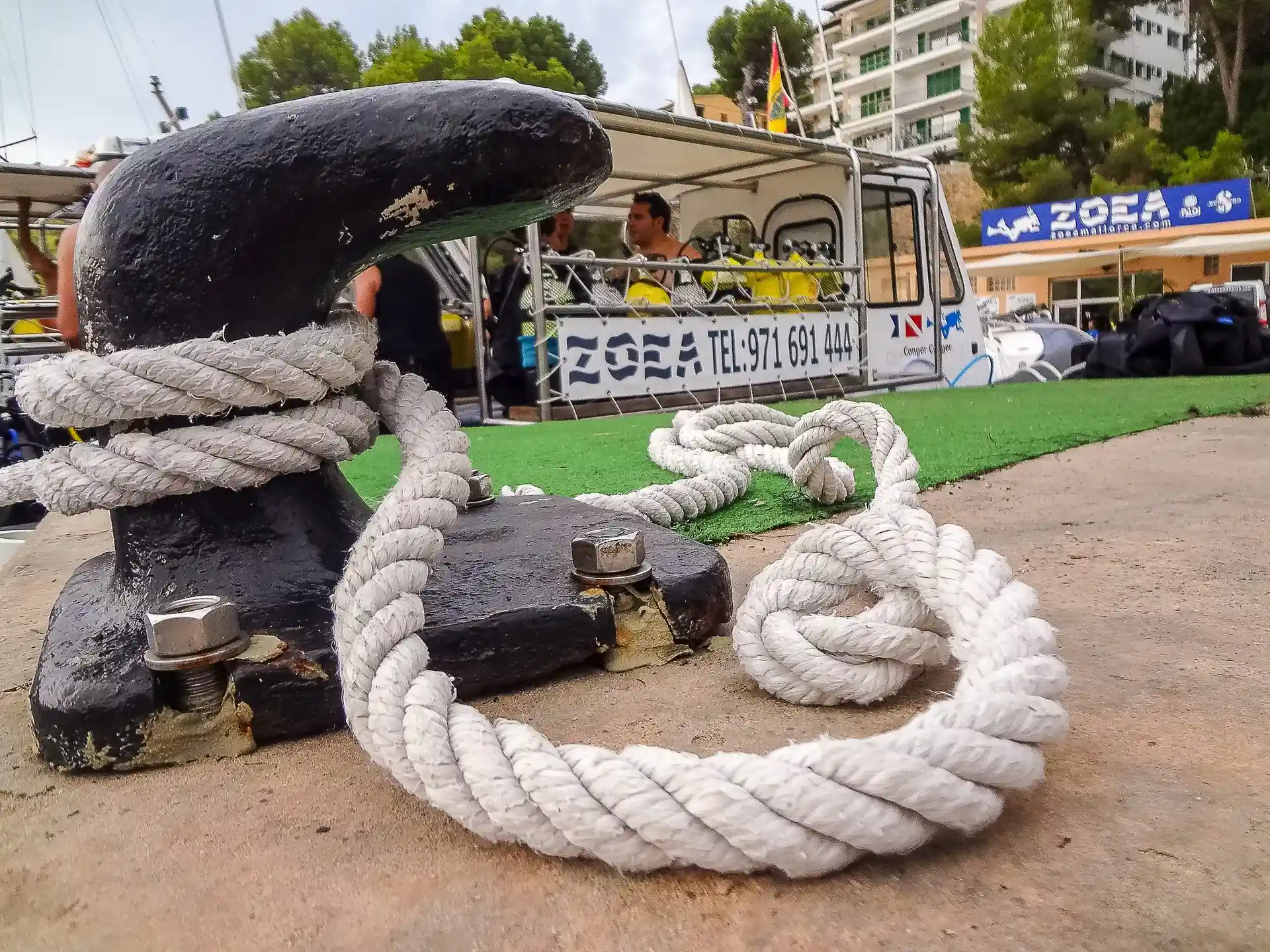 Foto de la tienda de buceo