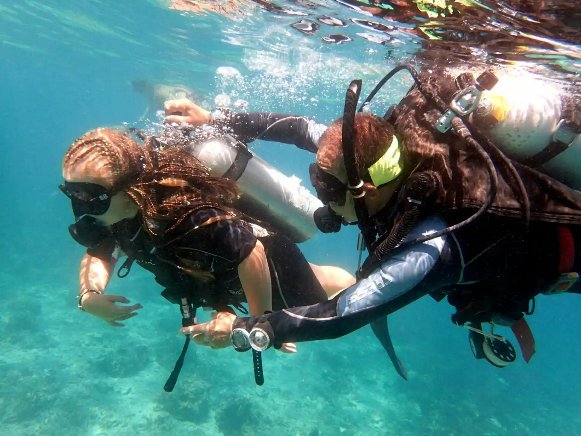First breath underwater on Koh Tao!