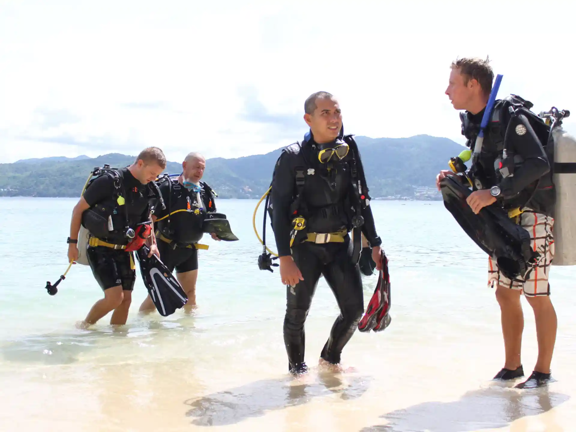 Shore diving