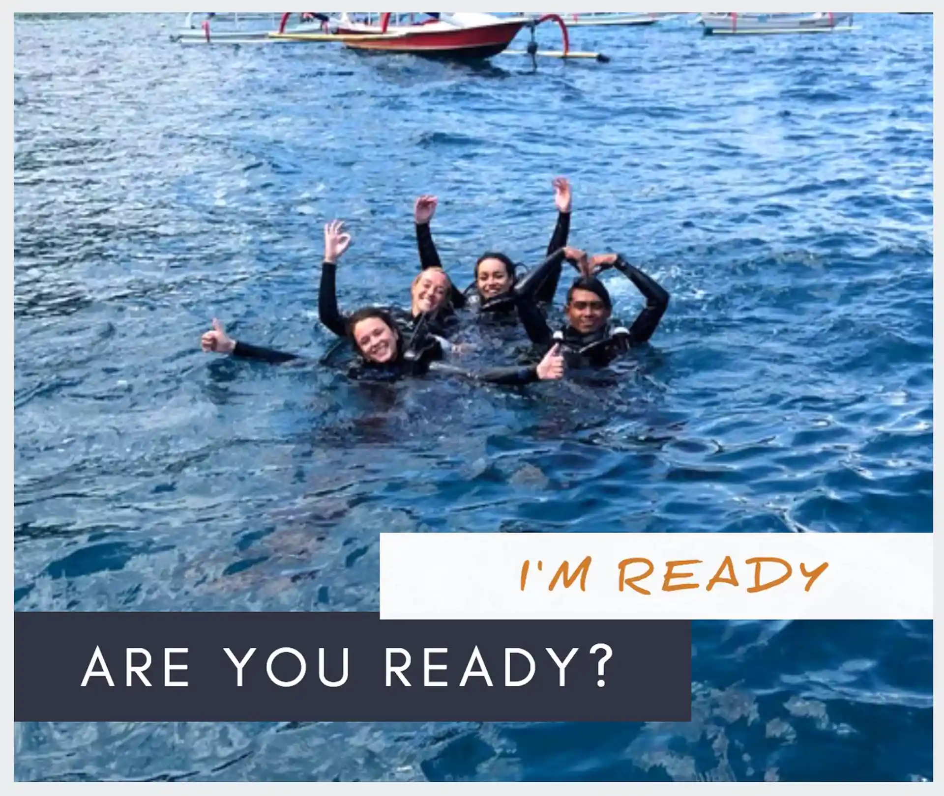 Vous après votre première plongée!