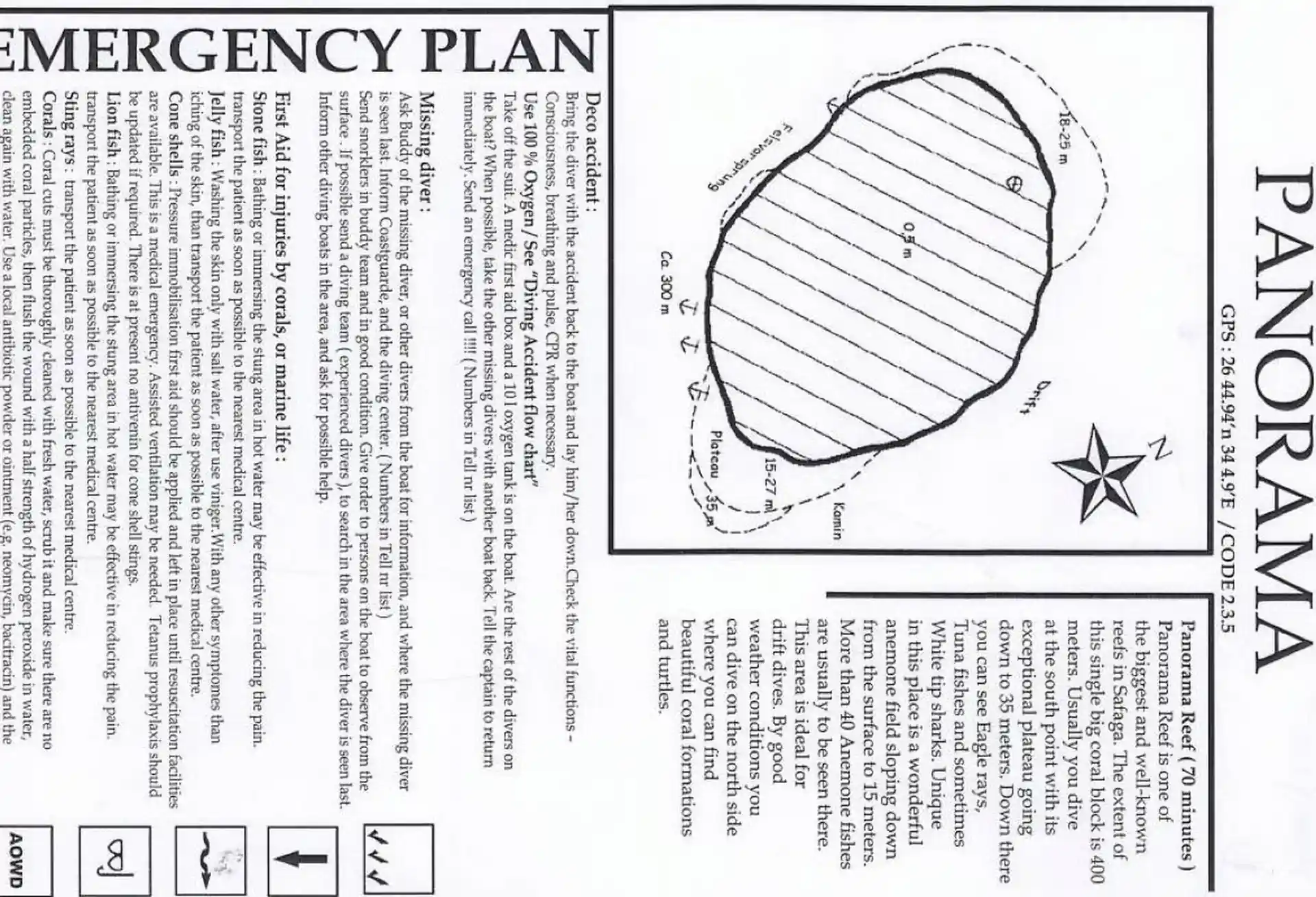 Foto des Tauchplatzes