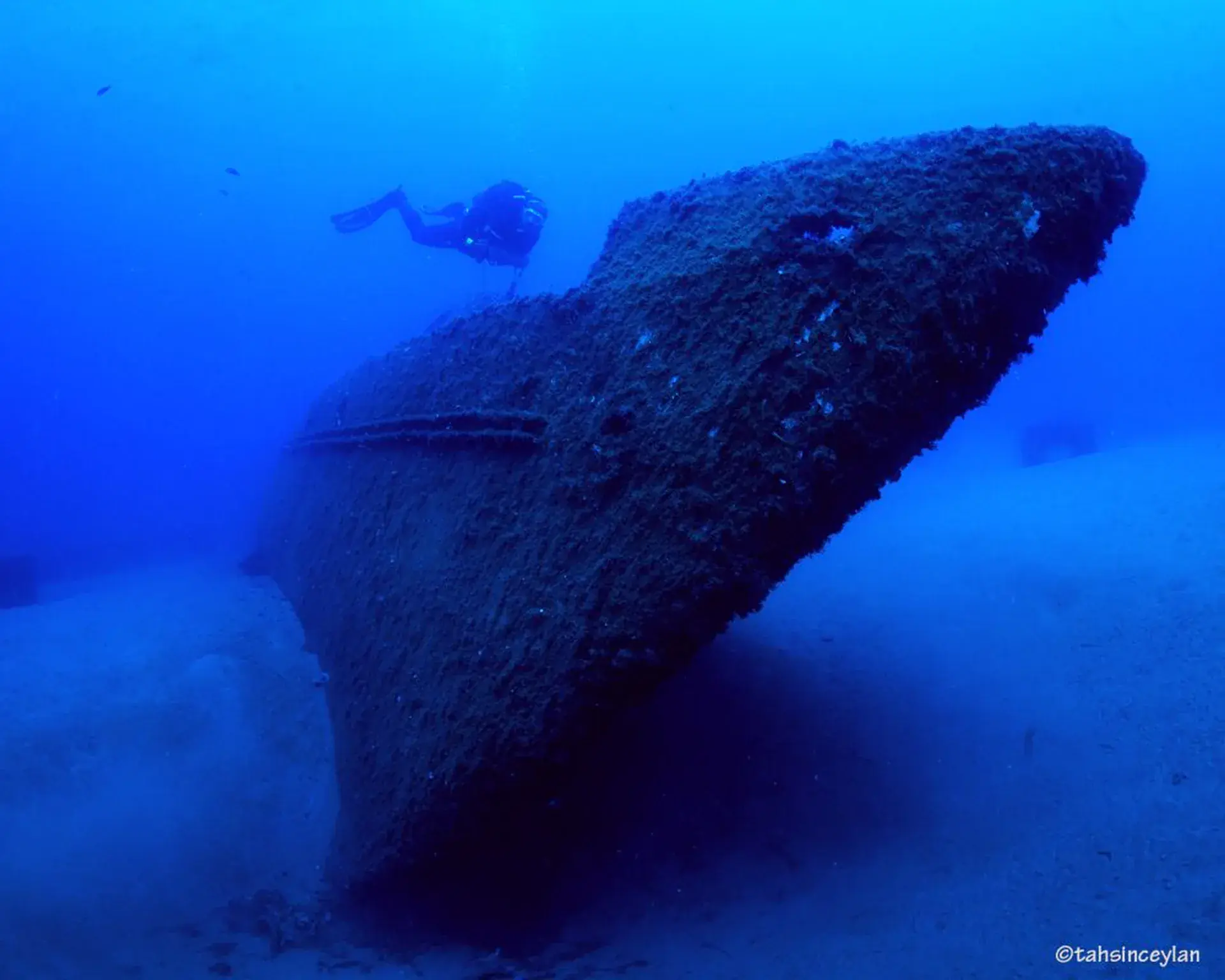 Coast guard wreck,30 meters depth,suitable for advanced divers