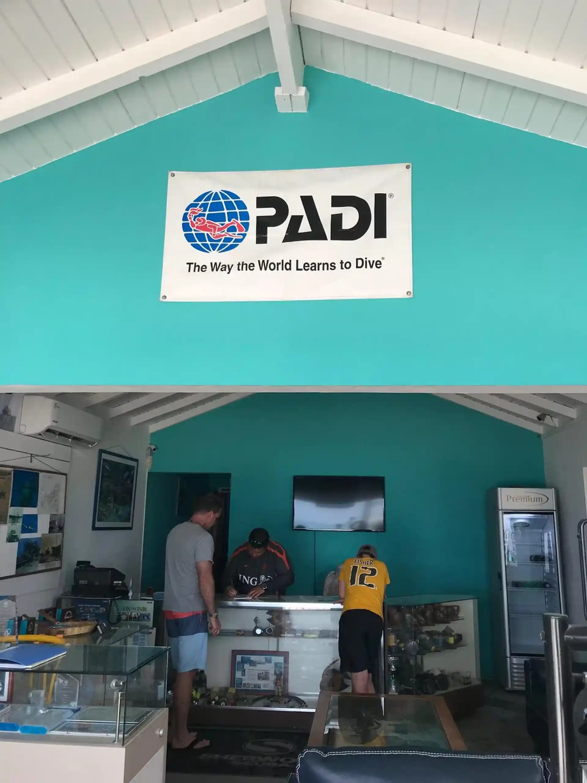Dive shop photo