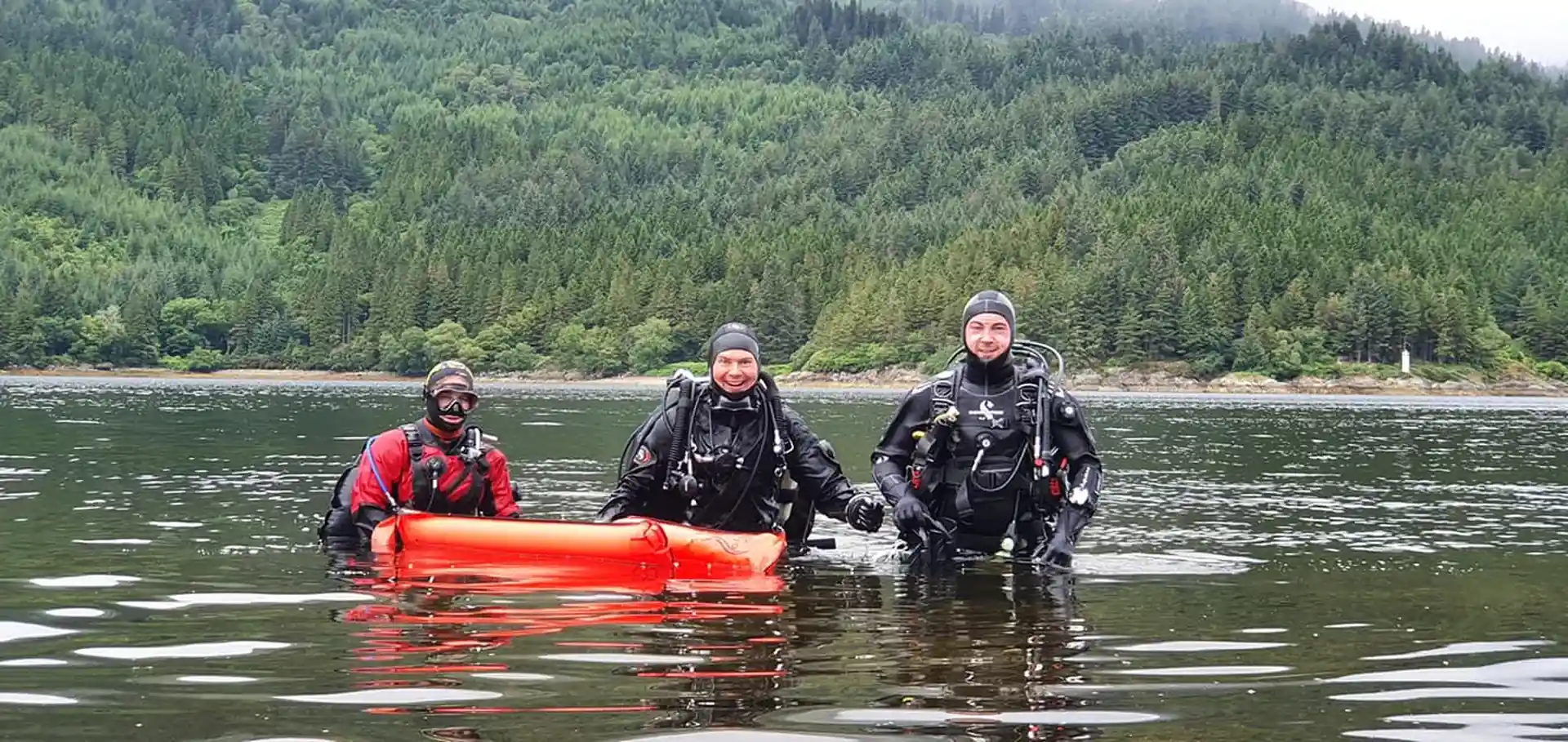 When you exit the water from your first real dive you can't help but smile!