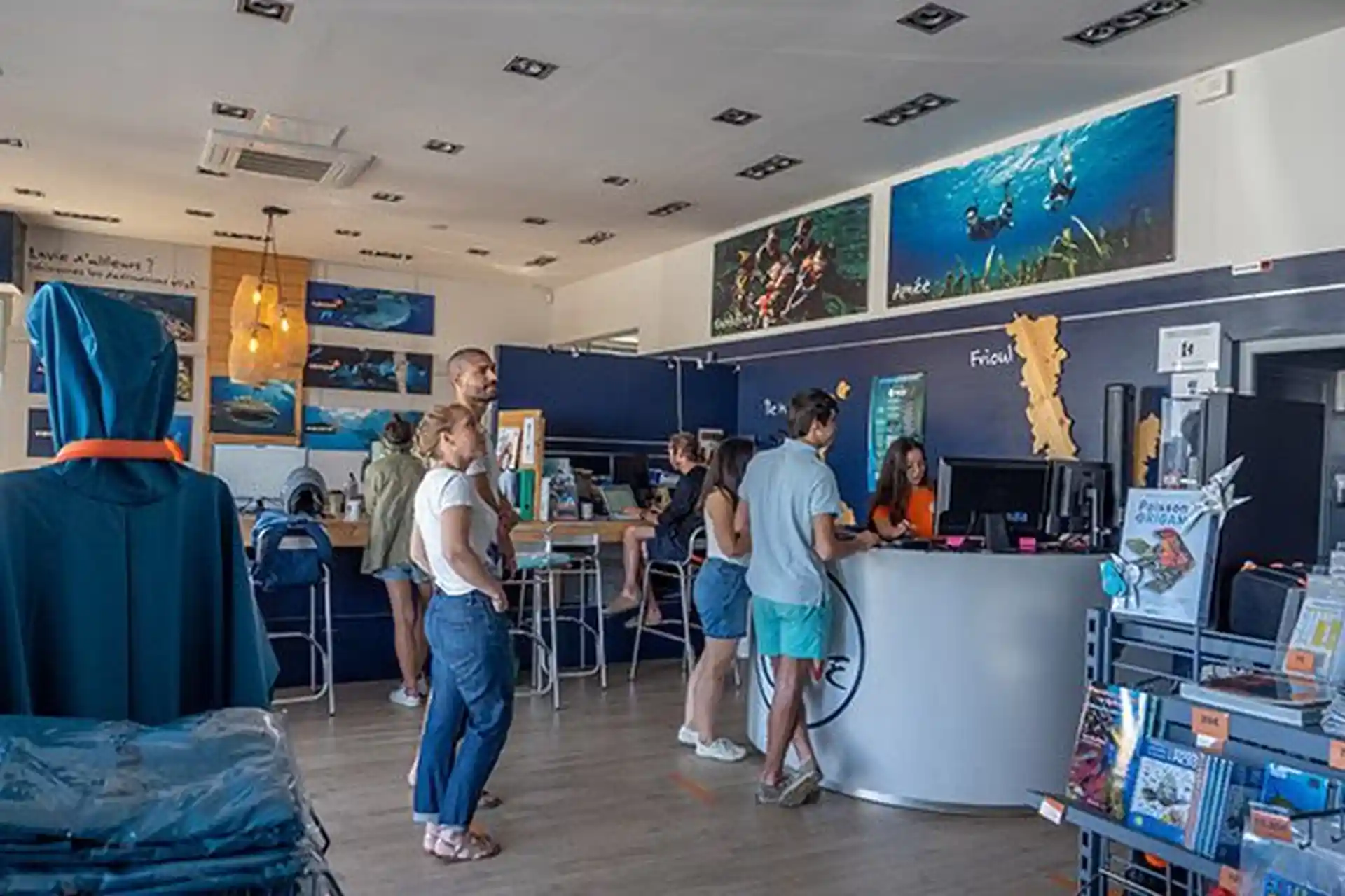 Photo du magasin de plongée