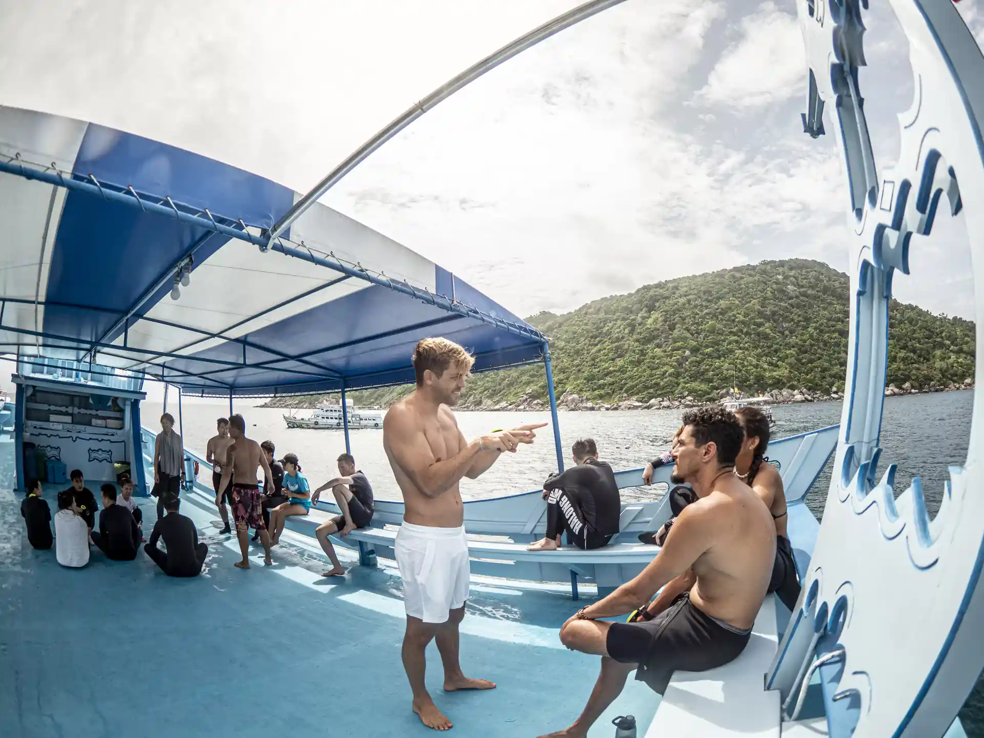 Comfortable boat space