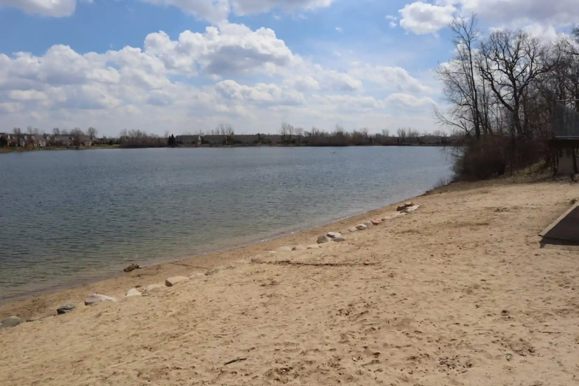 Stony Lake has a beautiful public access beach with paddle-board rental and a dedicated swim area.