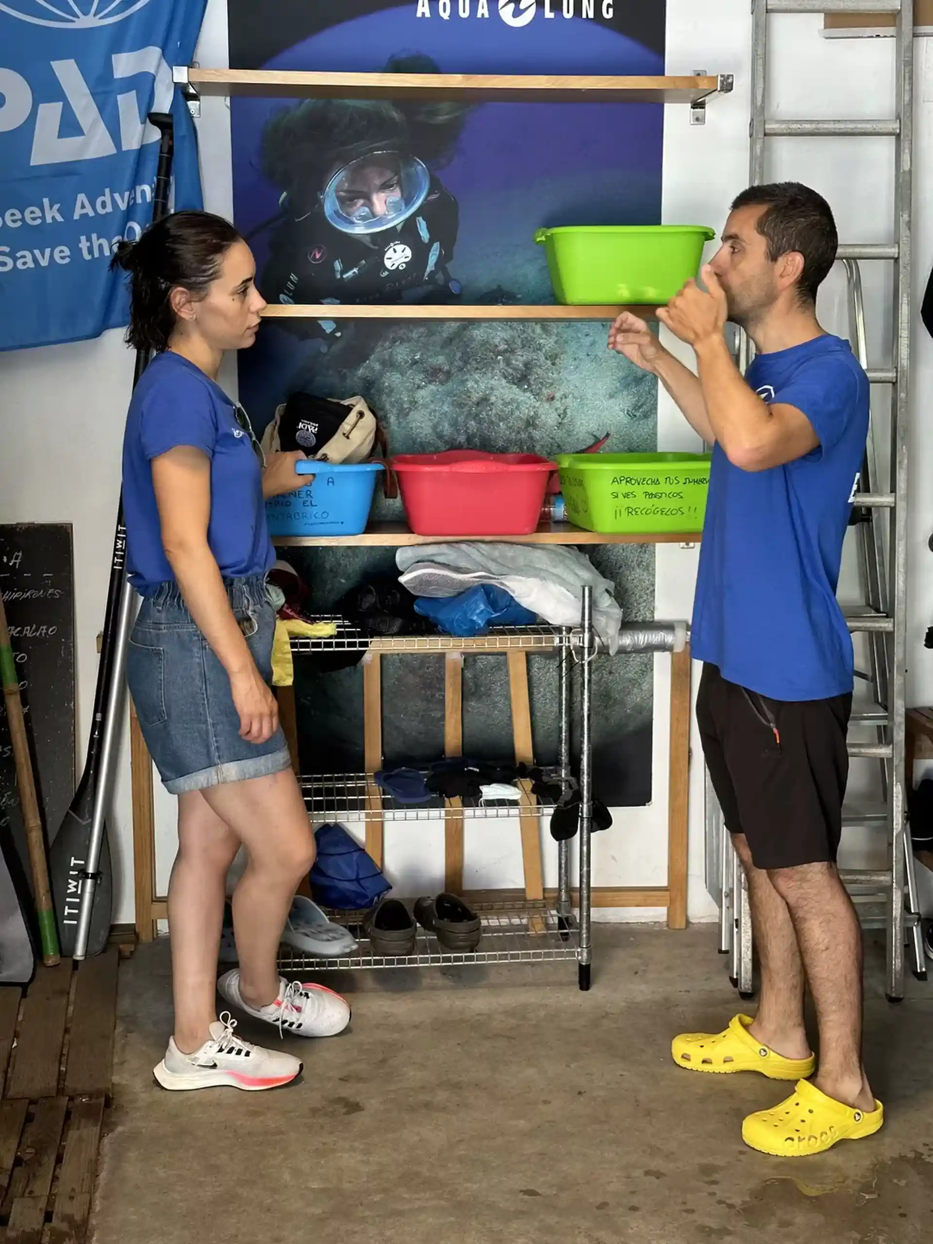Foto de la tienda de buceo