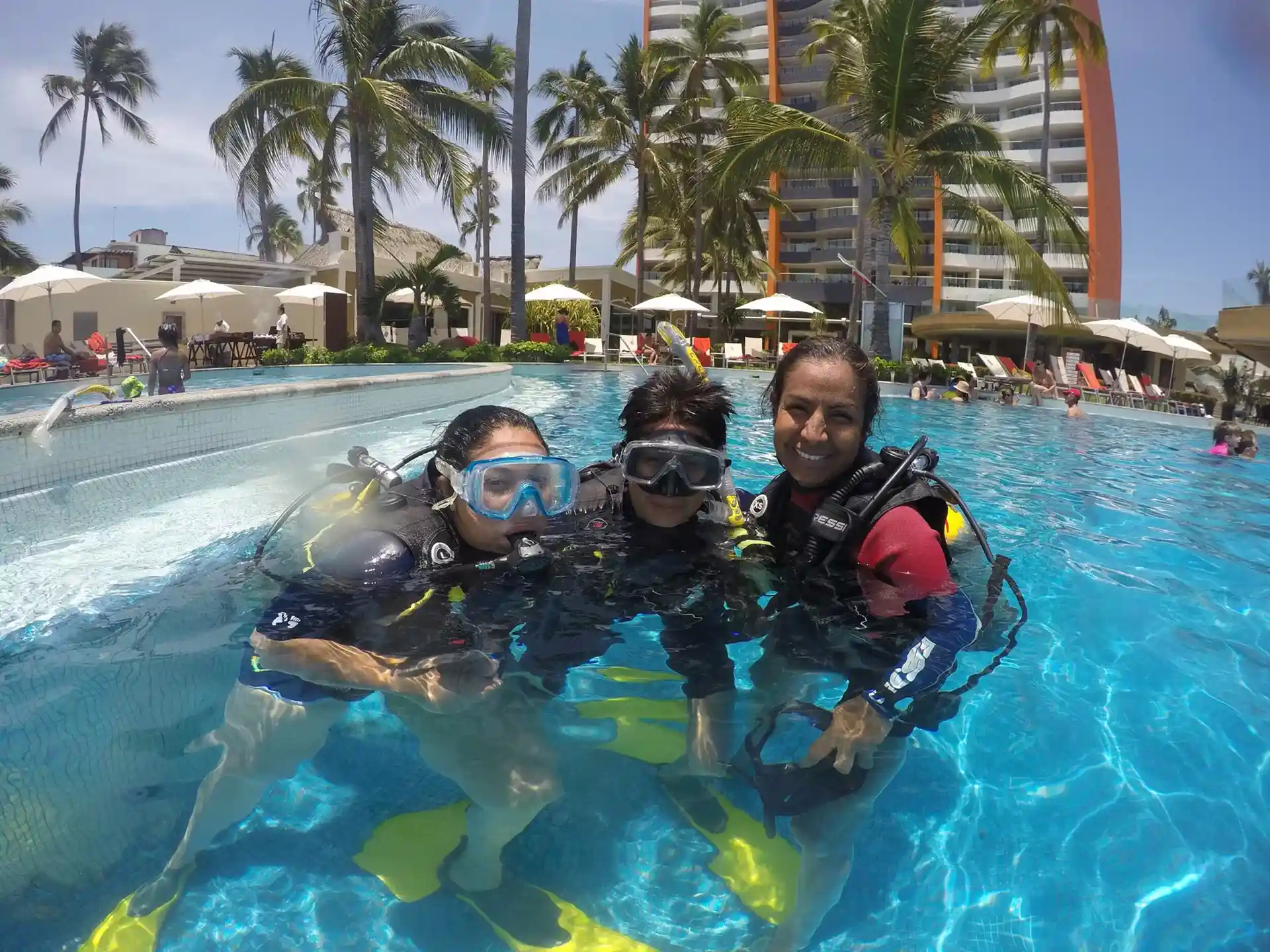 You will learn all the dive skills and techniques in our pool facility before you go to the ocean.