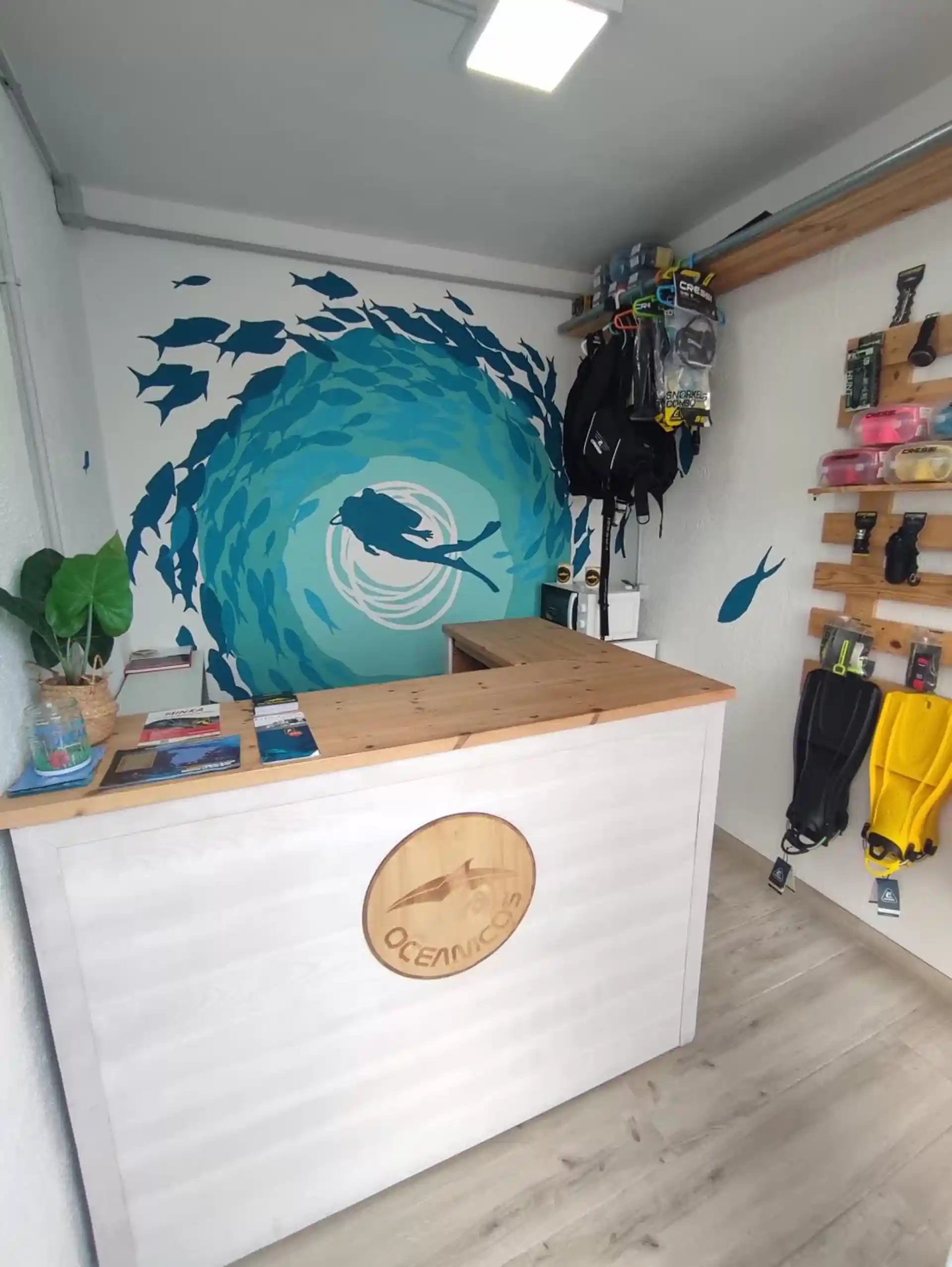 Photo du magasin de plongée