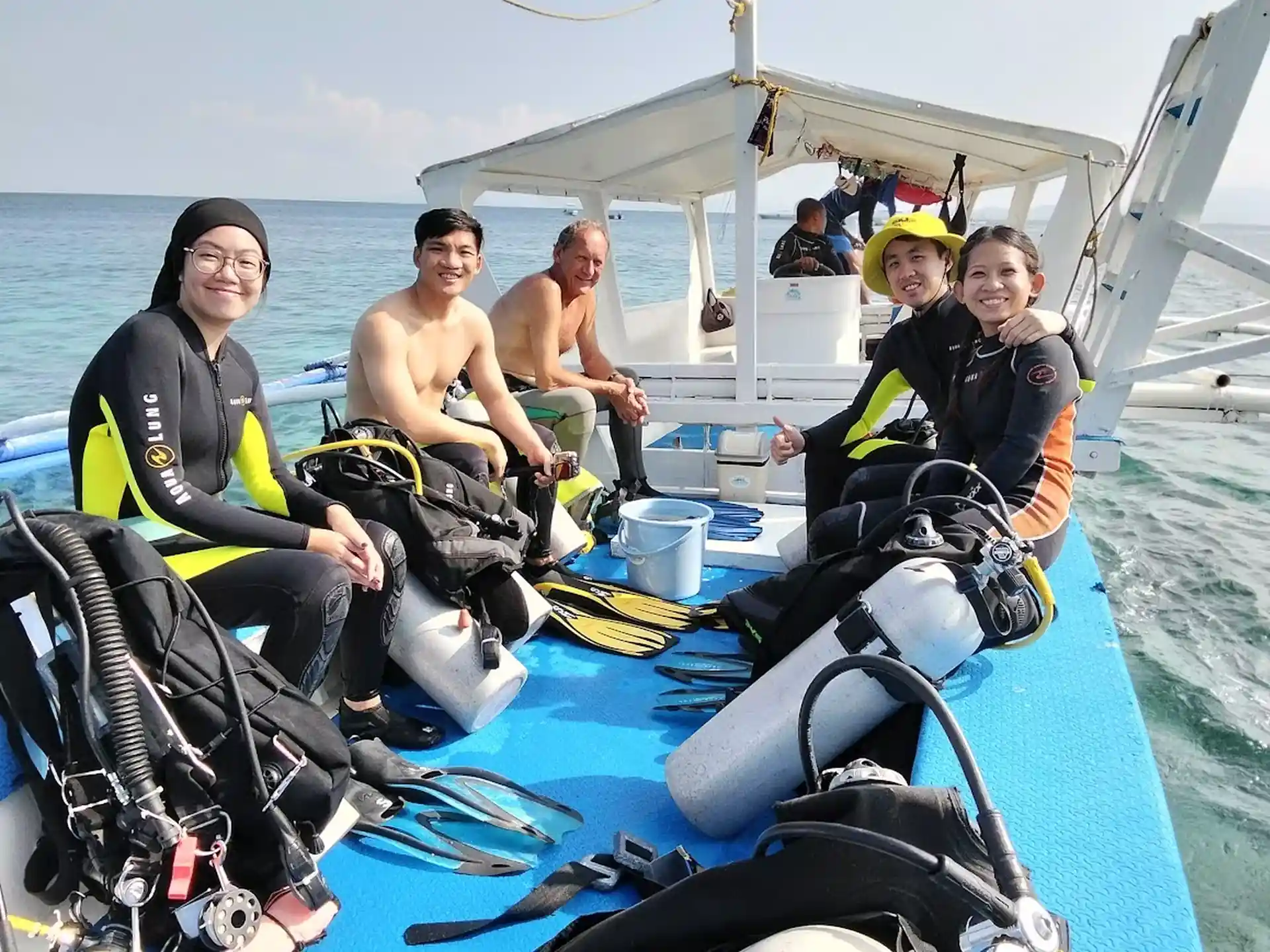 Action Divers dive boat.