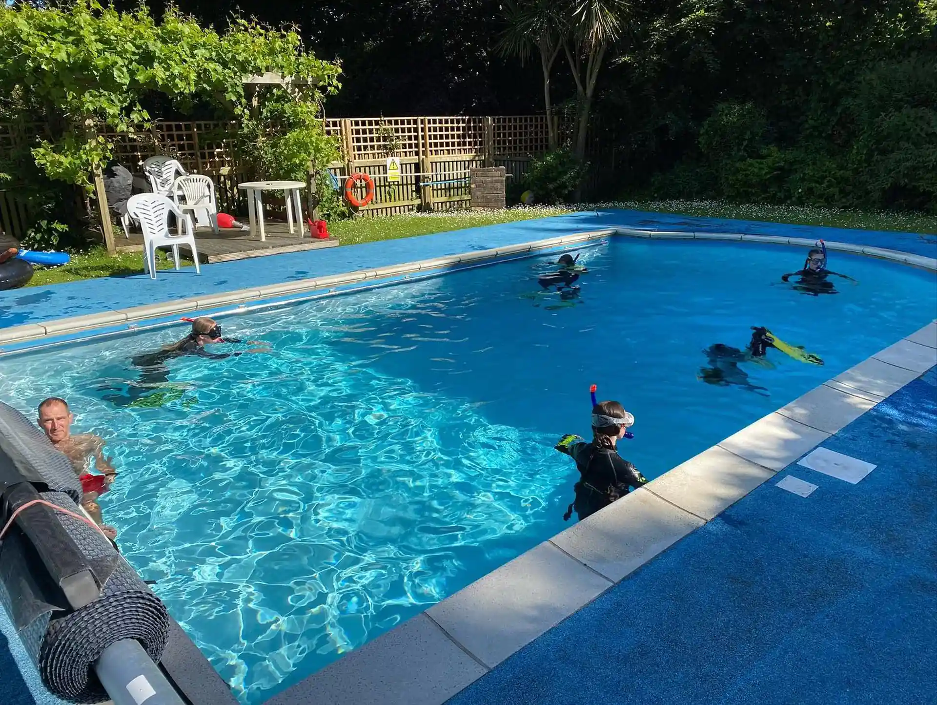 PADI Open Water training