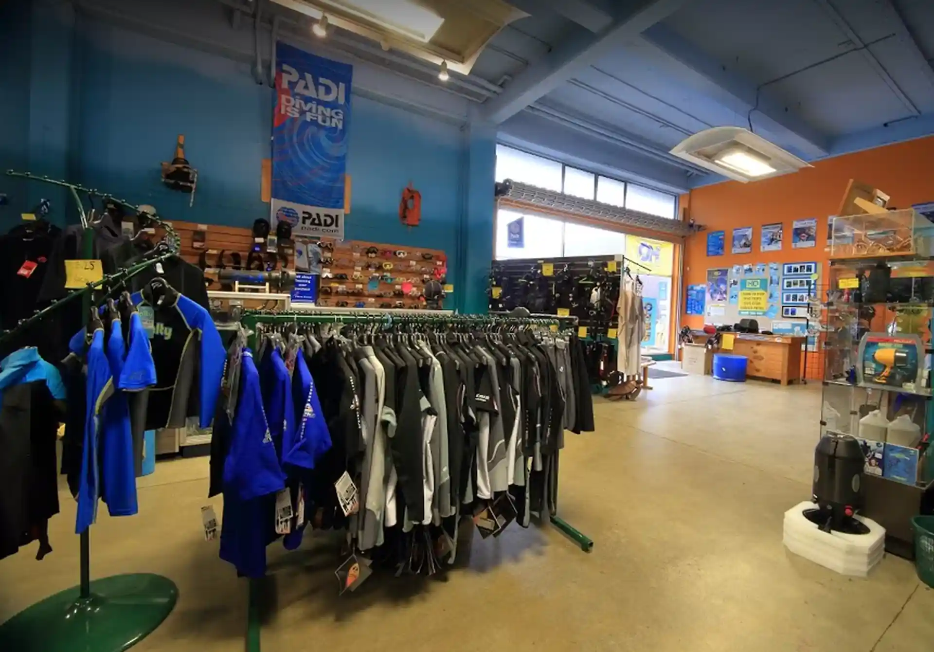Our dive shop