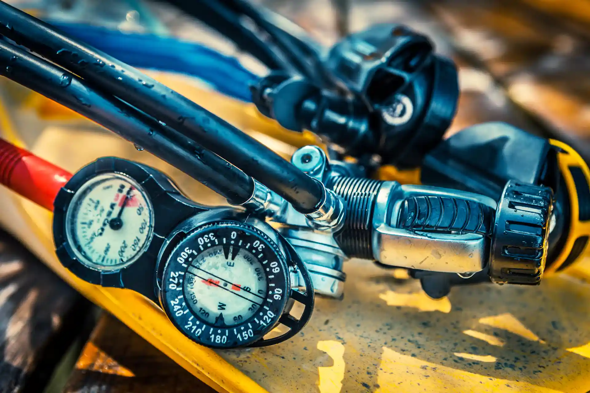 Repair and maintenance of diving equipment