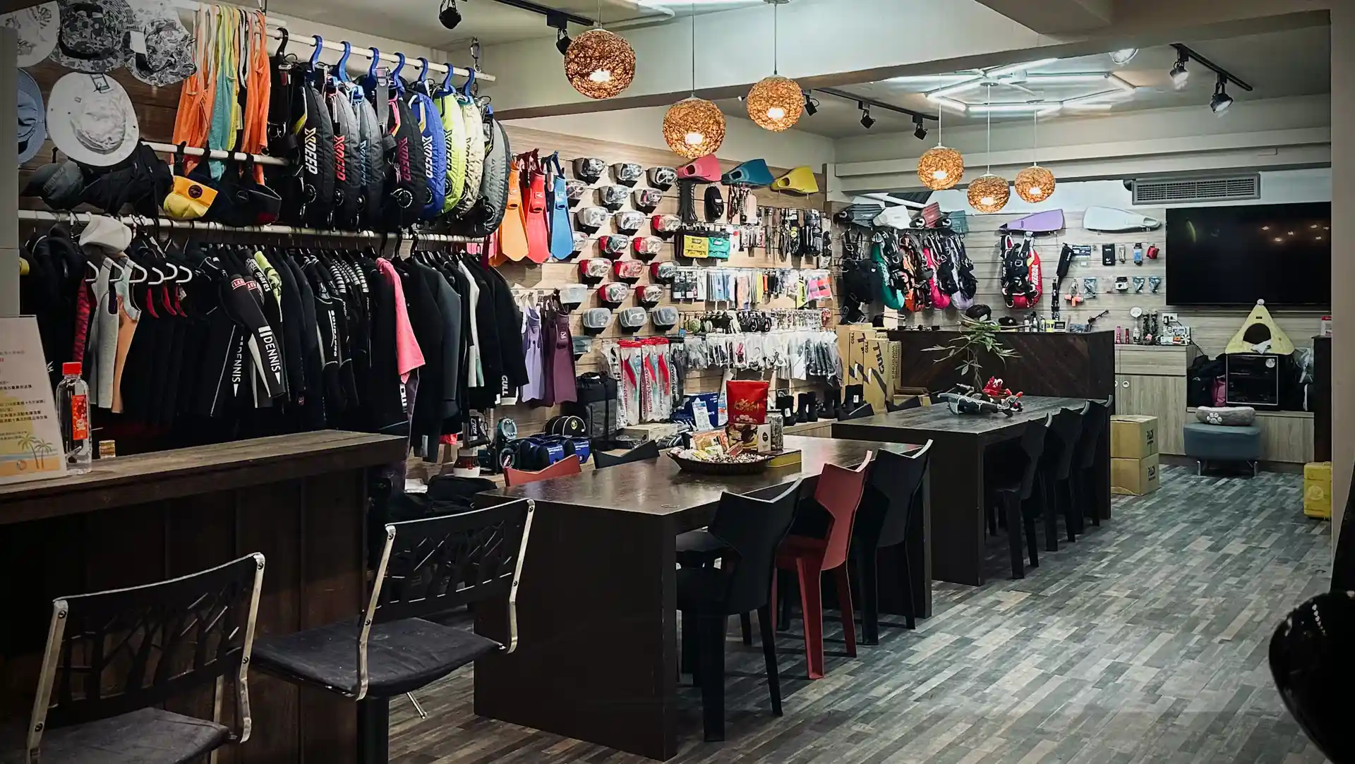 Photo du magasin de plongée