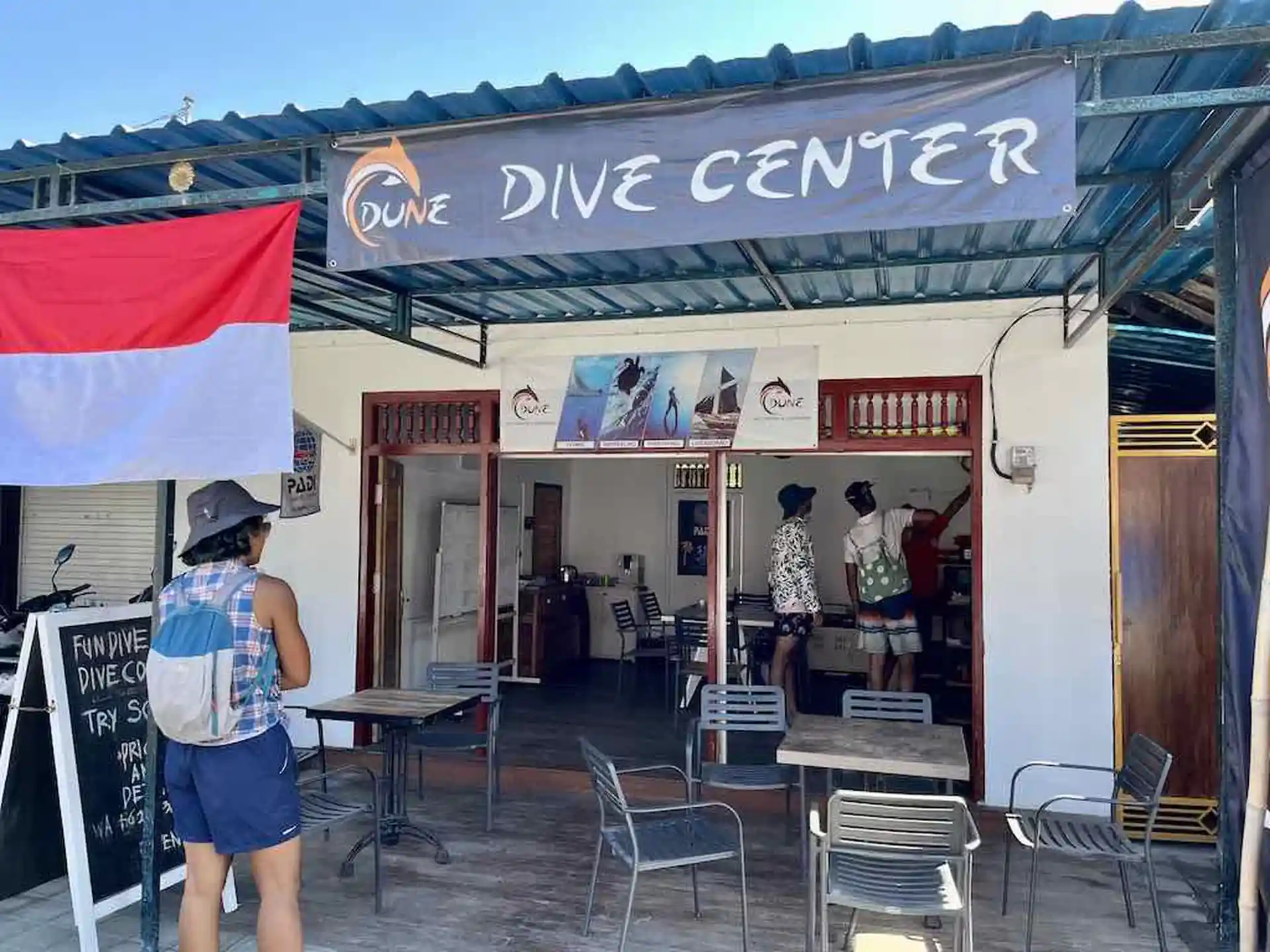 Photo du magasin de plongée