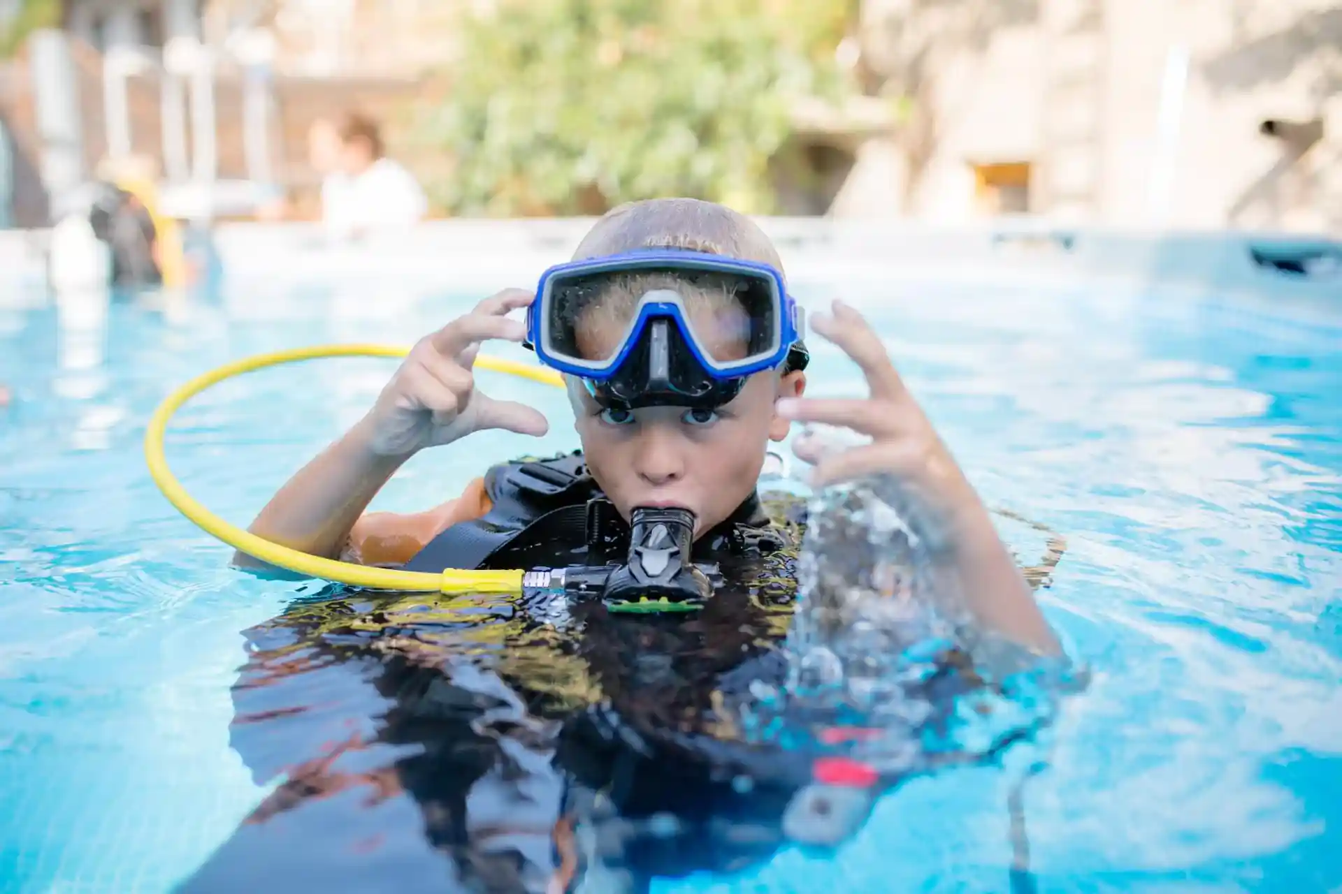 Let your child take their first underwater breath in a safe, fun and controlled environment!