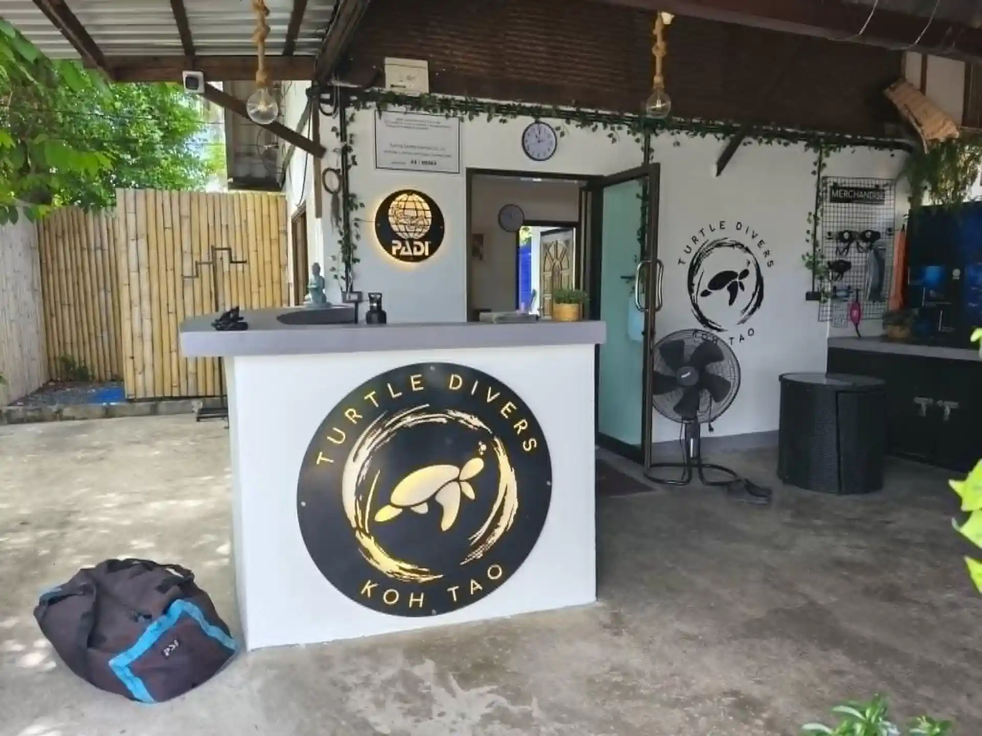 Reception area