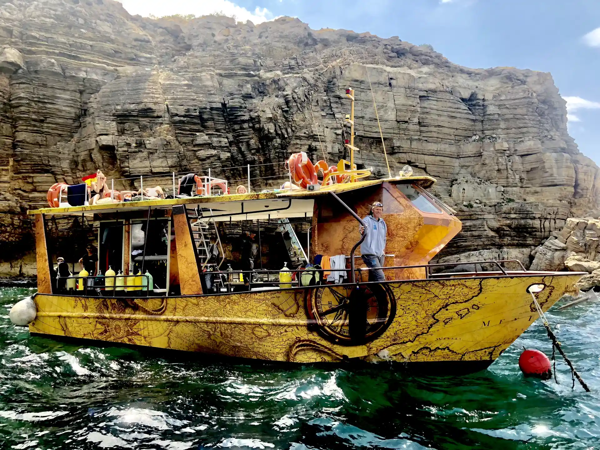 Our great diving boat