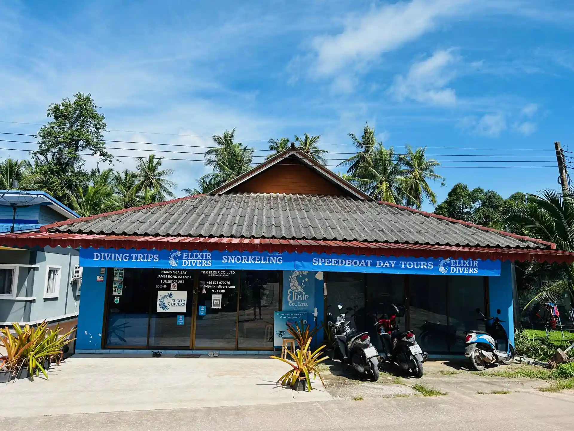 Photo du magasin de plongée