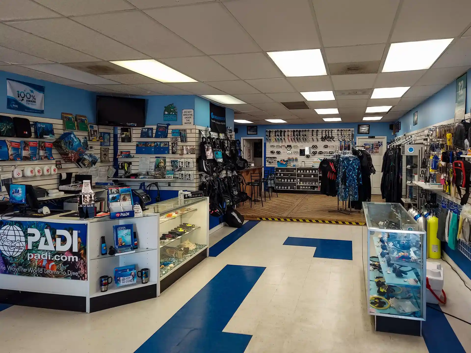 Dive shop photo