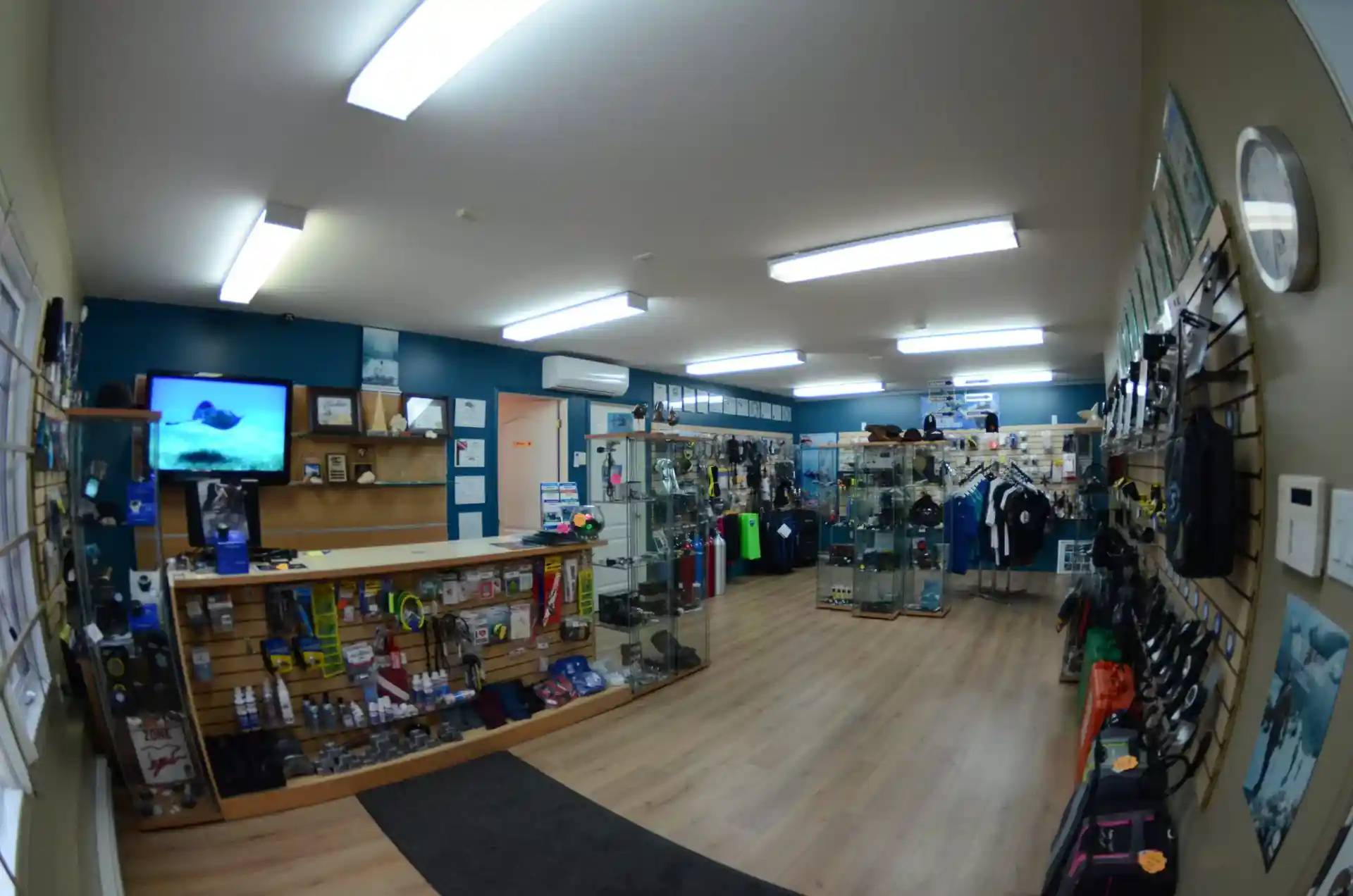 Photo du magasin de plongée