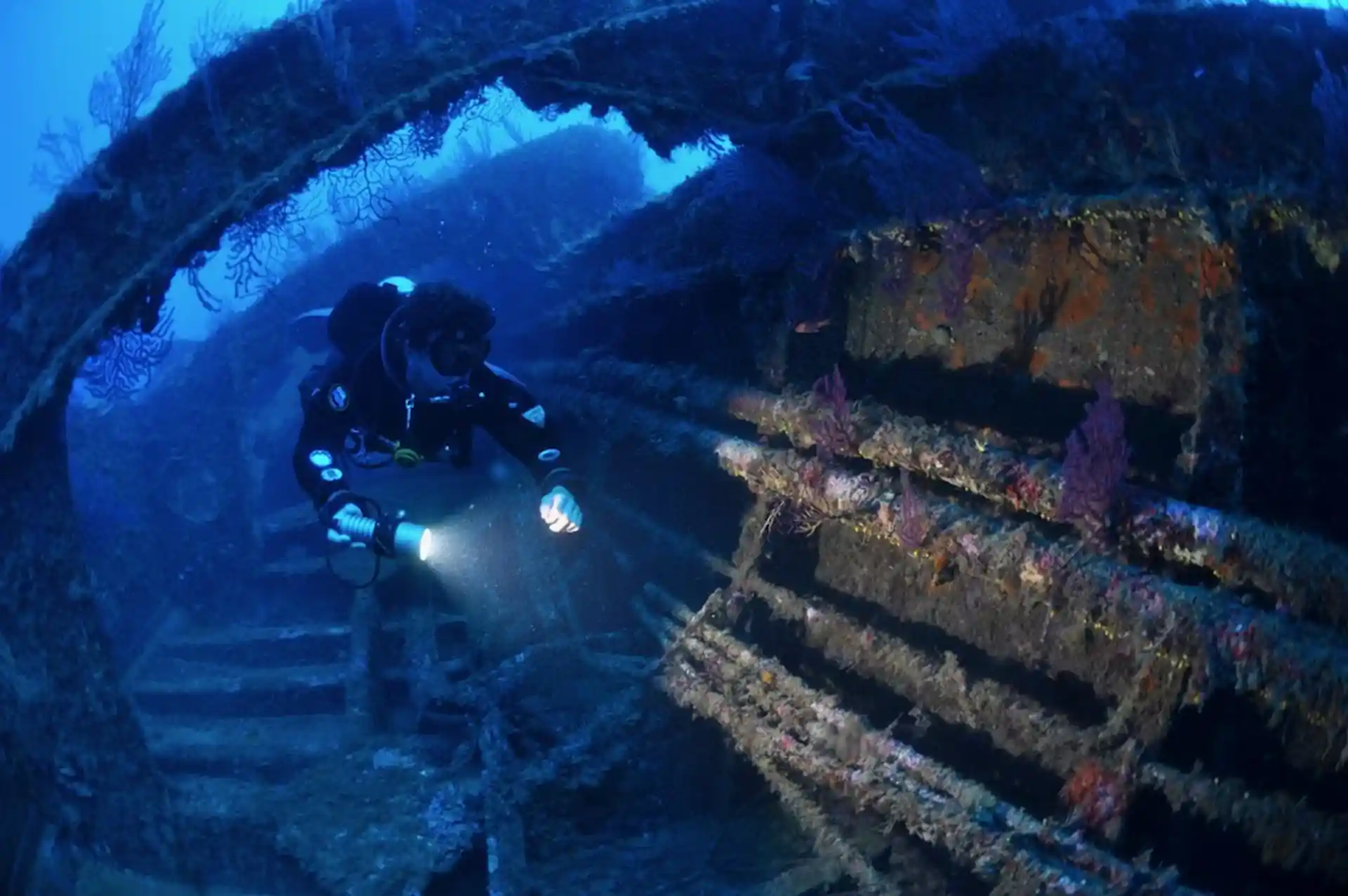 Wreck diving in Portofino © Bruno Borelli
