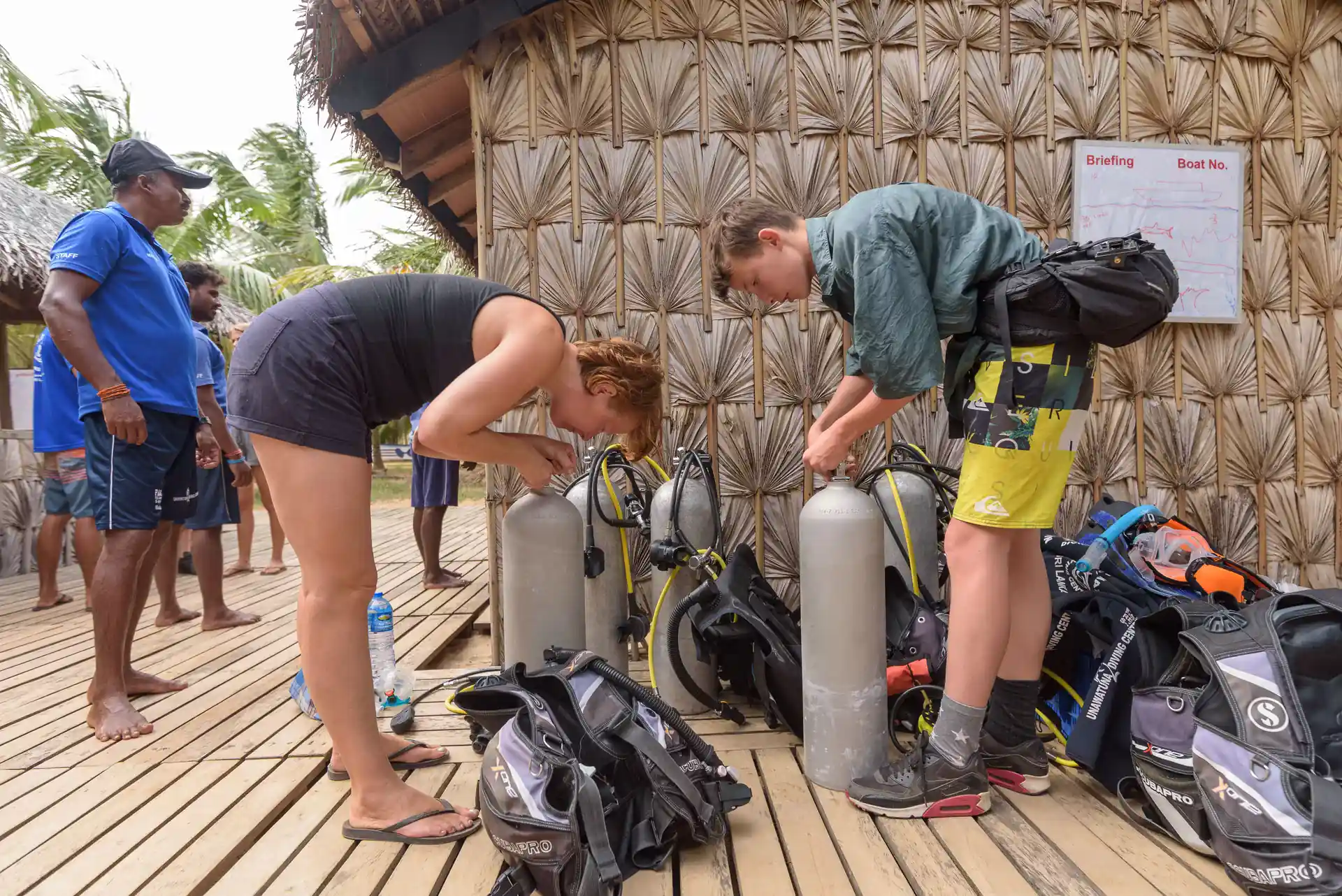 Impara le abilità subacquee di base