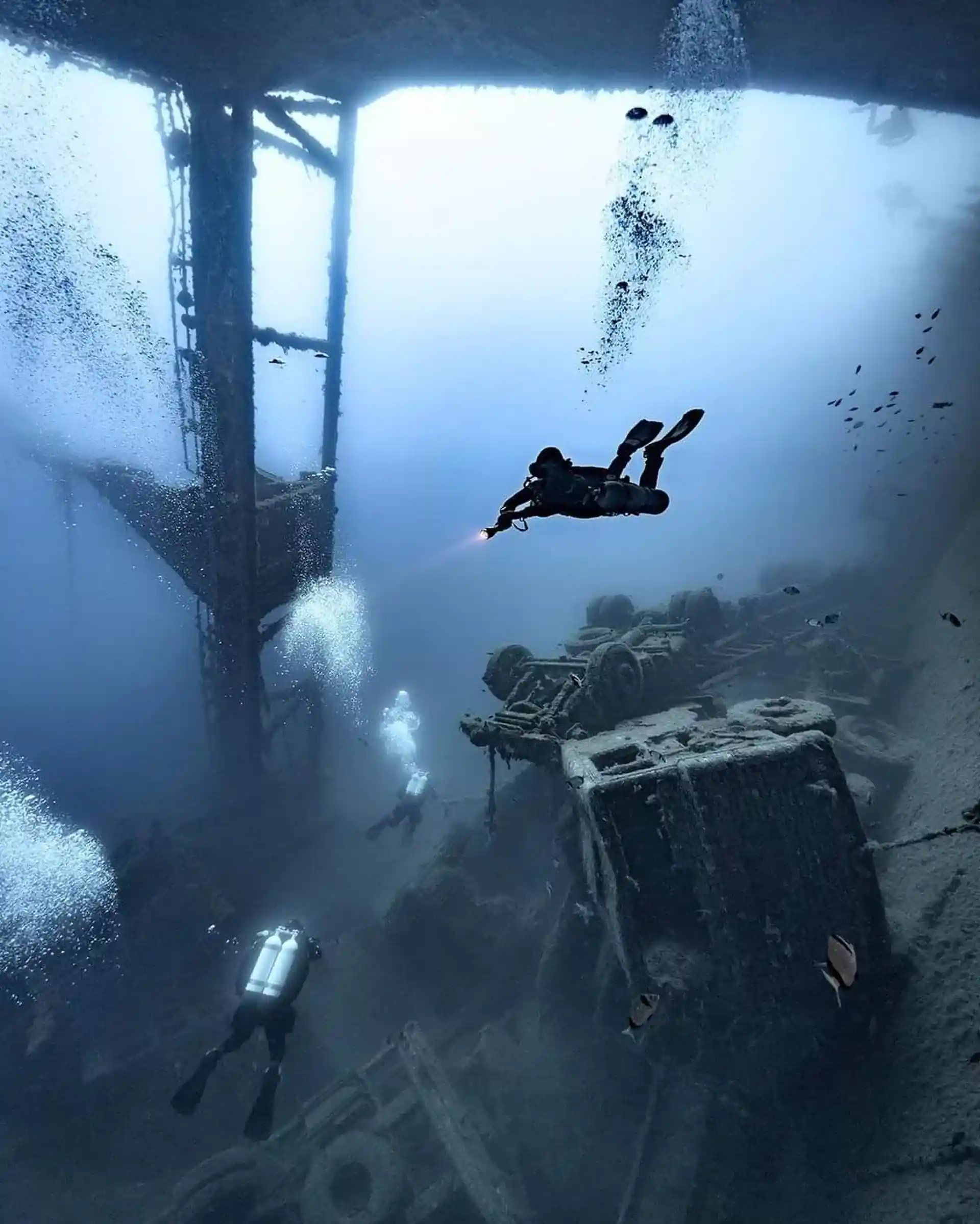 External dive on the Zenobia