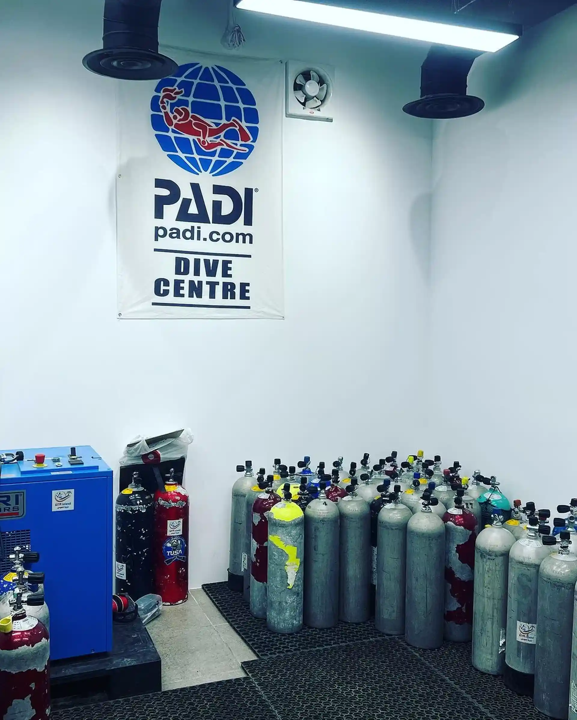 Photo du magasin de plongée