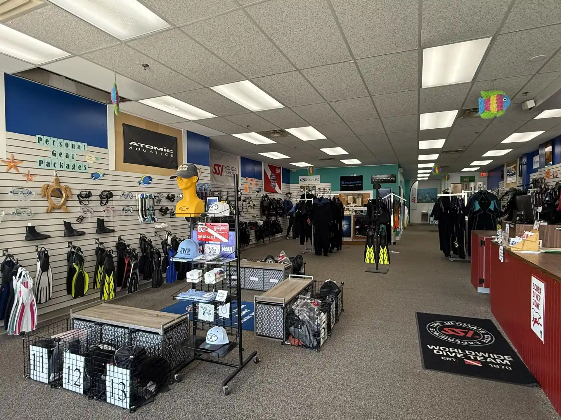 Dive shop photo