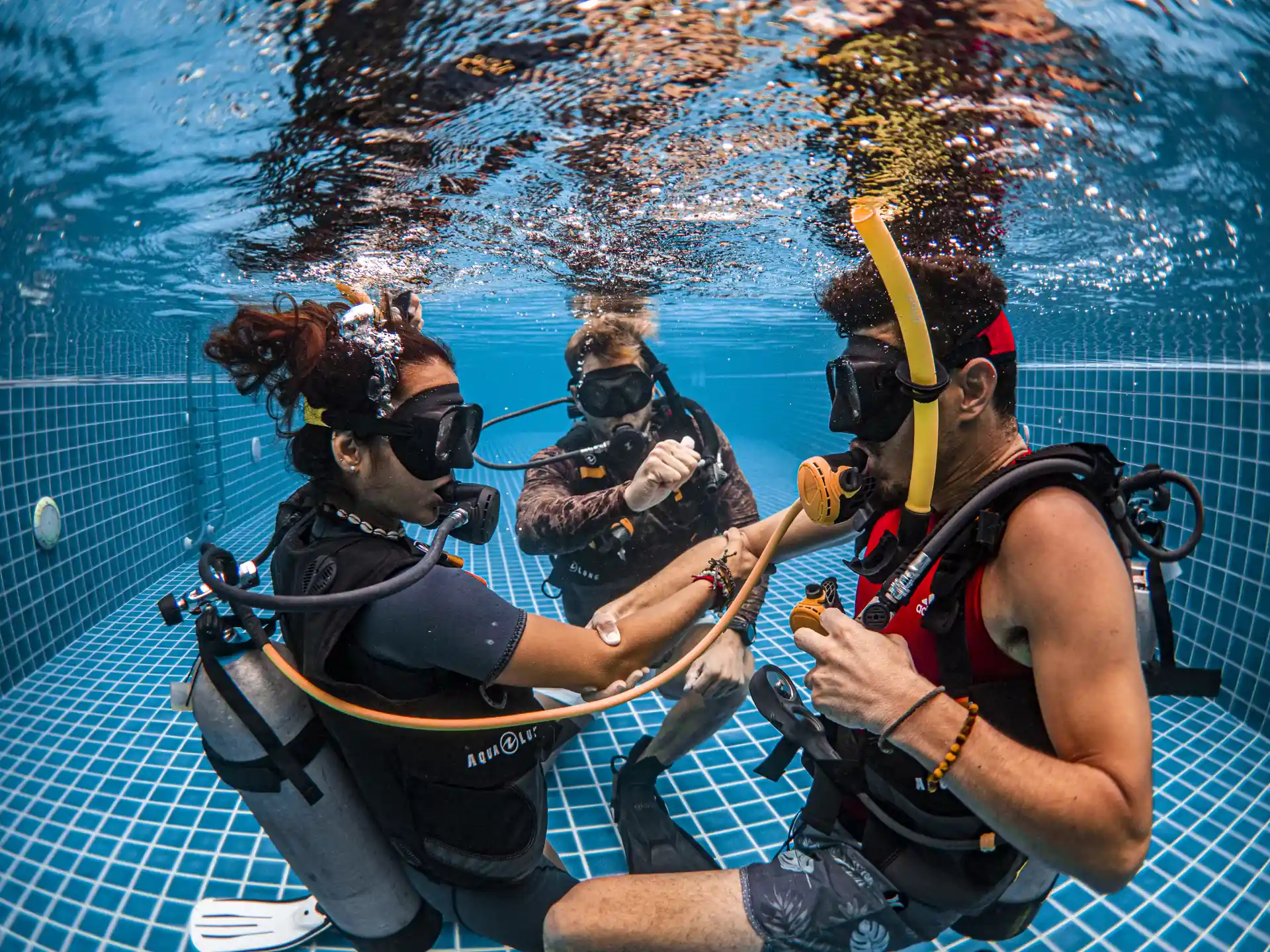 Practicing Skills in Confined Water Training