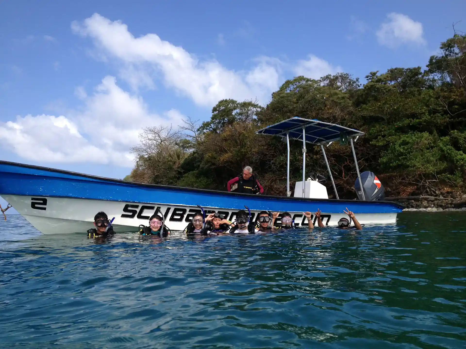 Grupo de estudiantes Open Water