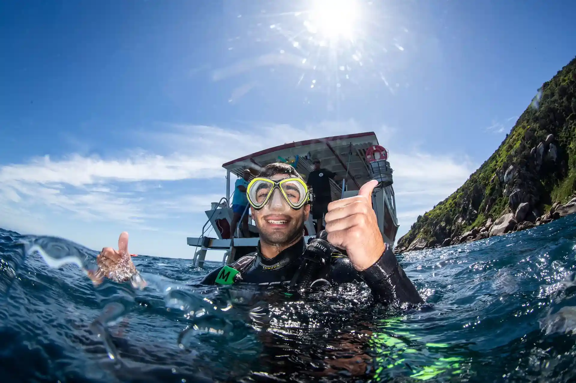 Foto de la tienda de buceo