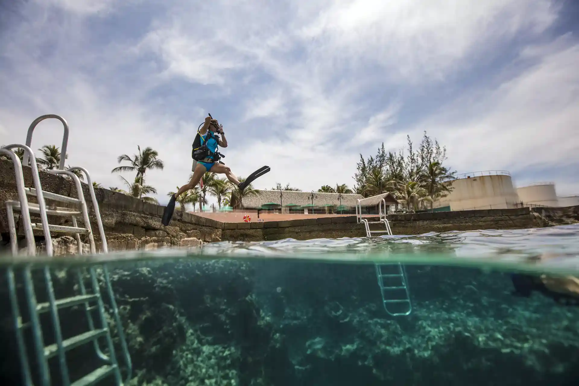 Complete your open water training in warm tropical waters.