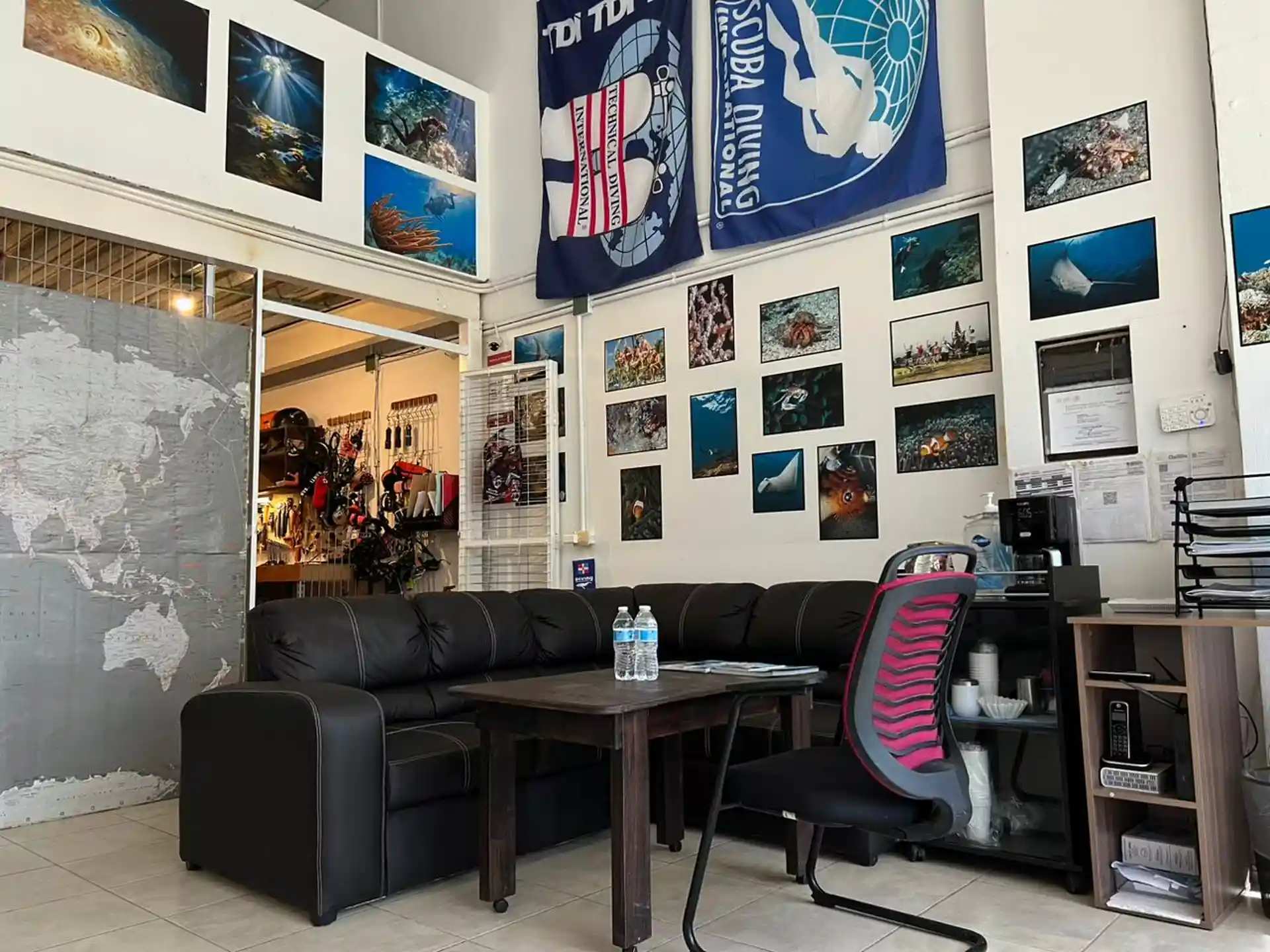 Dive shop photo