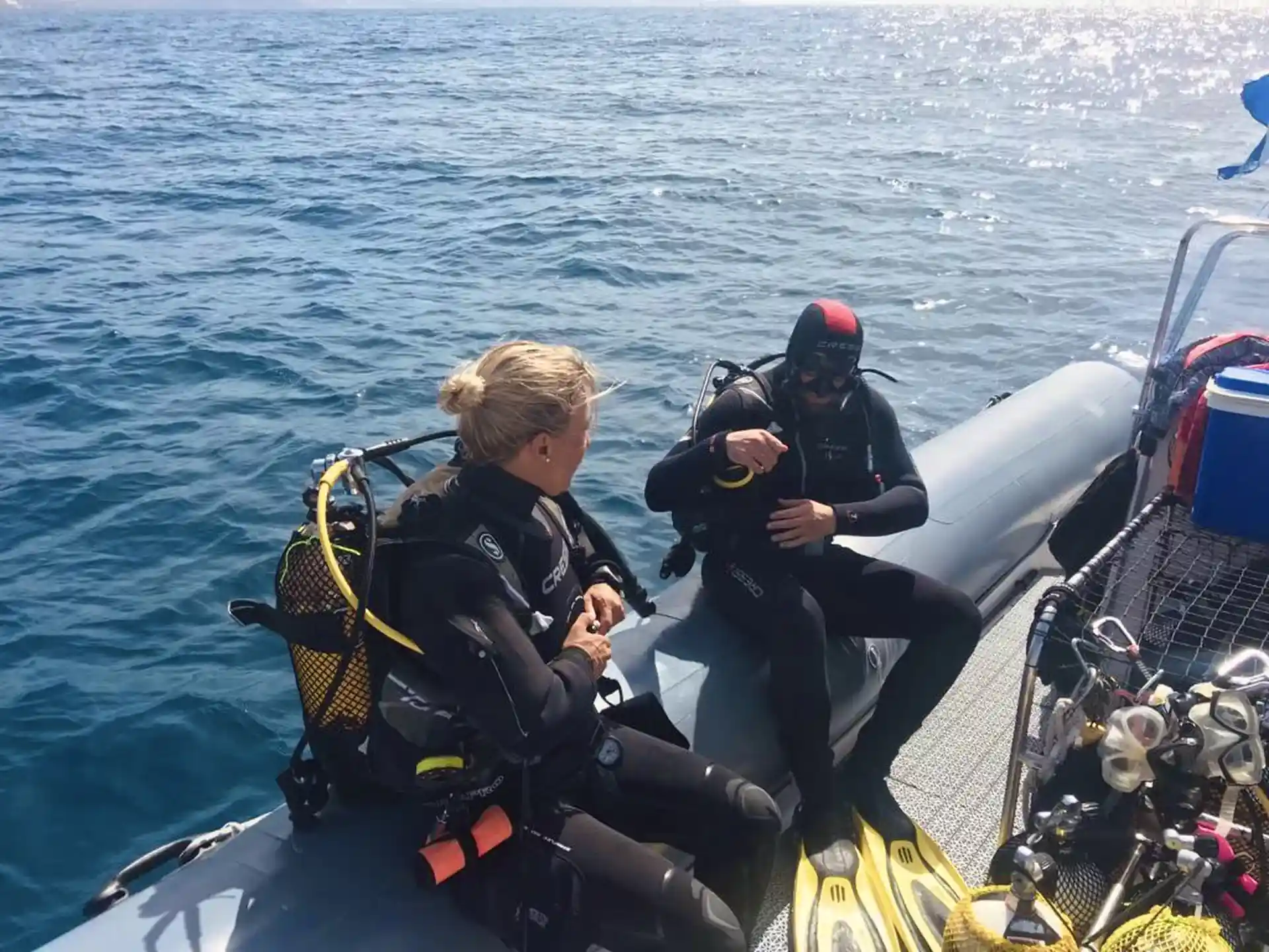 Boat diving can be your specialist dive with Nautico Dive Academy in Arguineguín on Gran Canaria